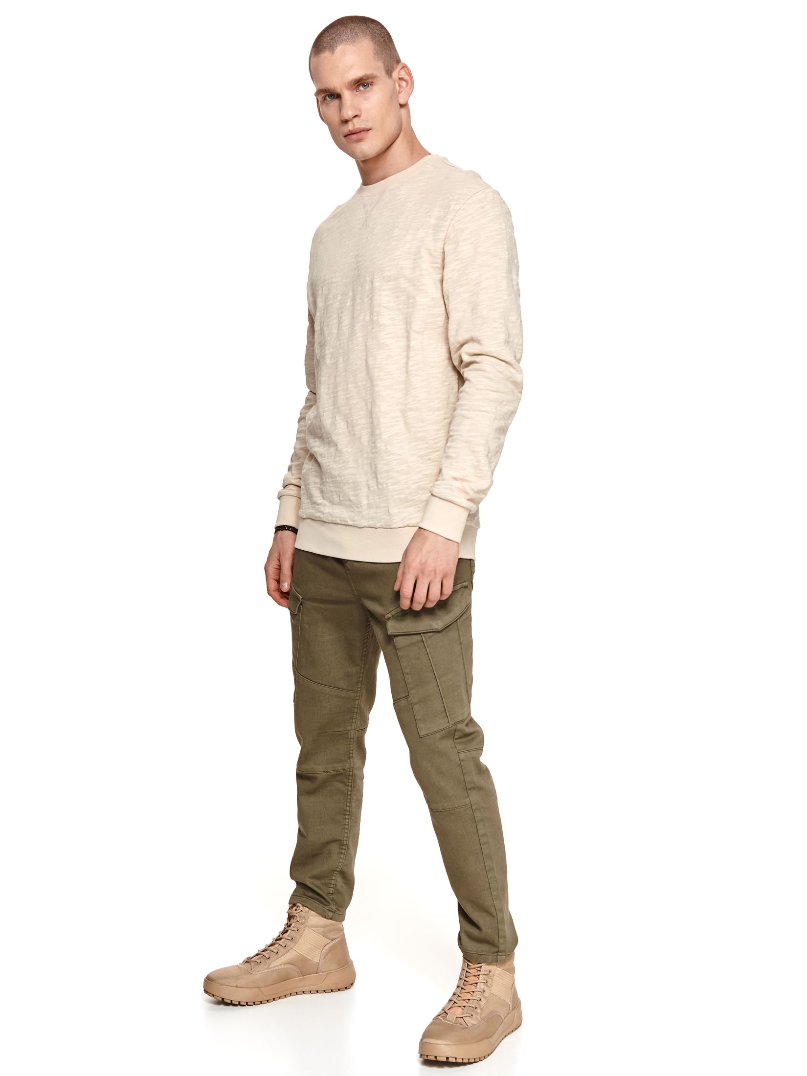 Bluza ze strukturalnej dzianiny