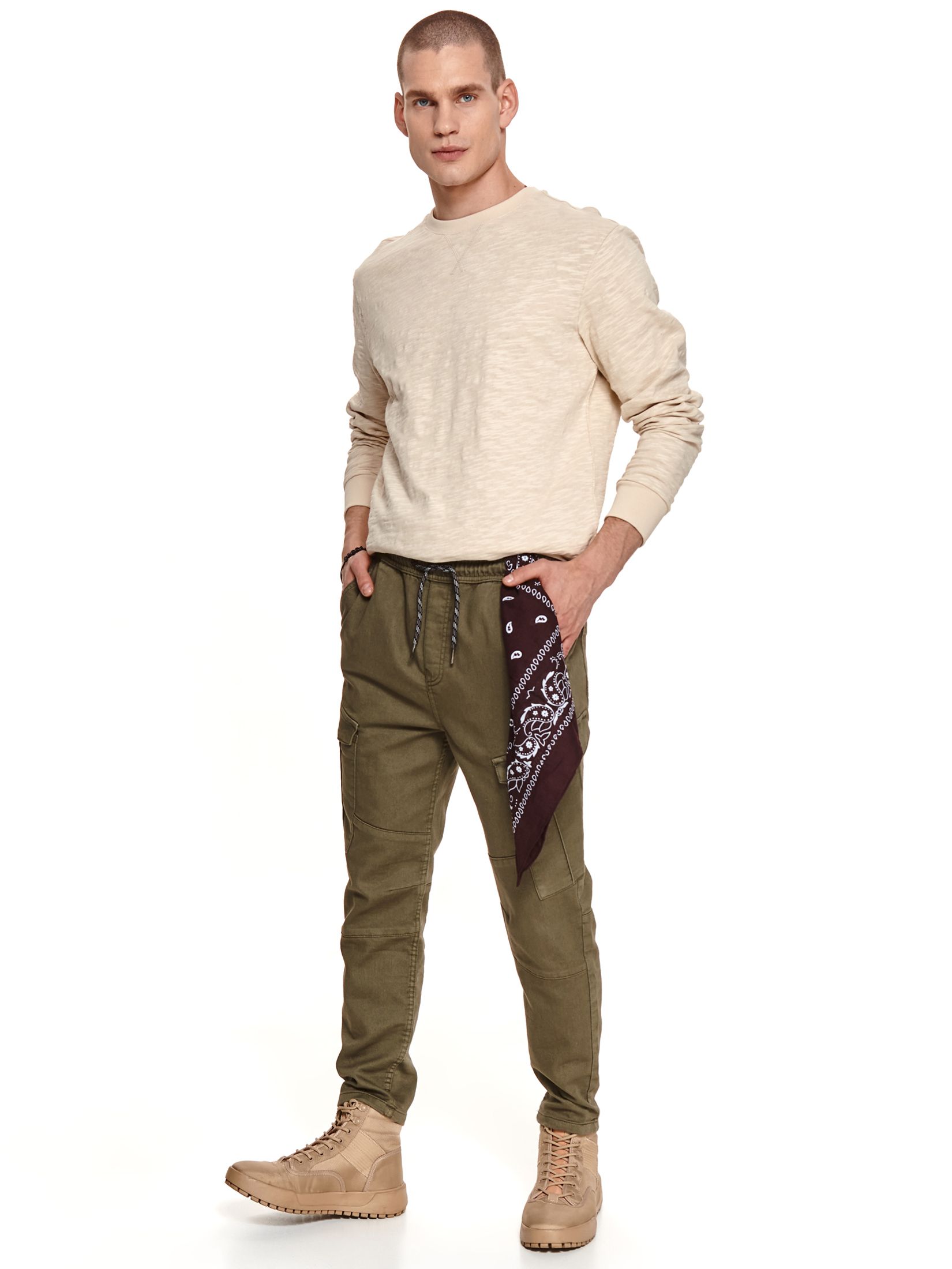 Bluza ze strukturalnej dzianiny