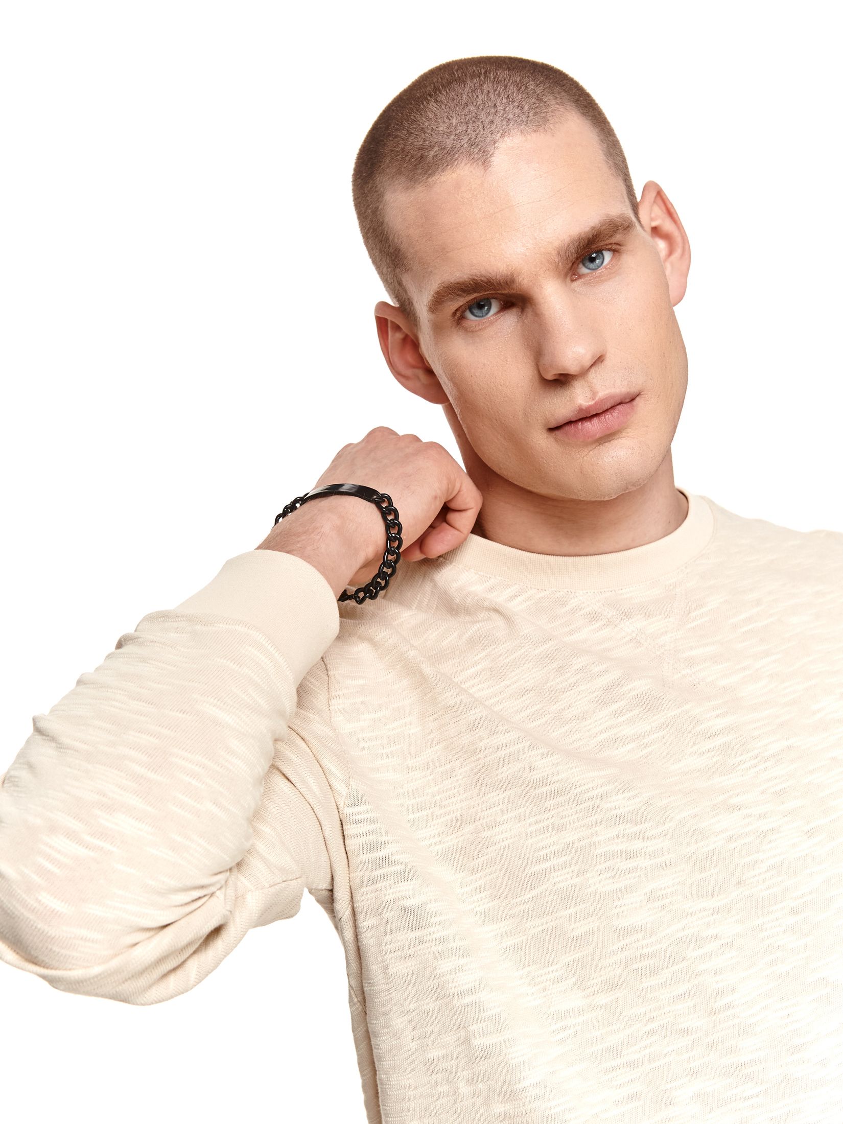 Bluza ze strukturalnej dzianiny