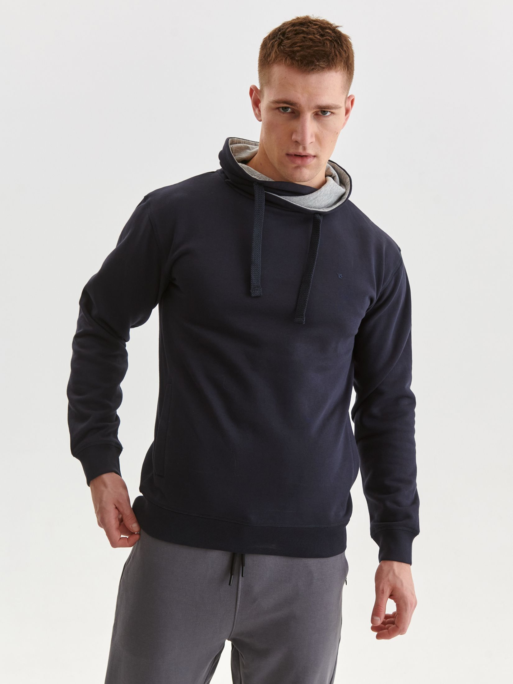 Bluza dzianinowa z golfem
