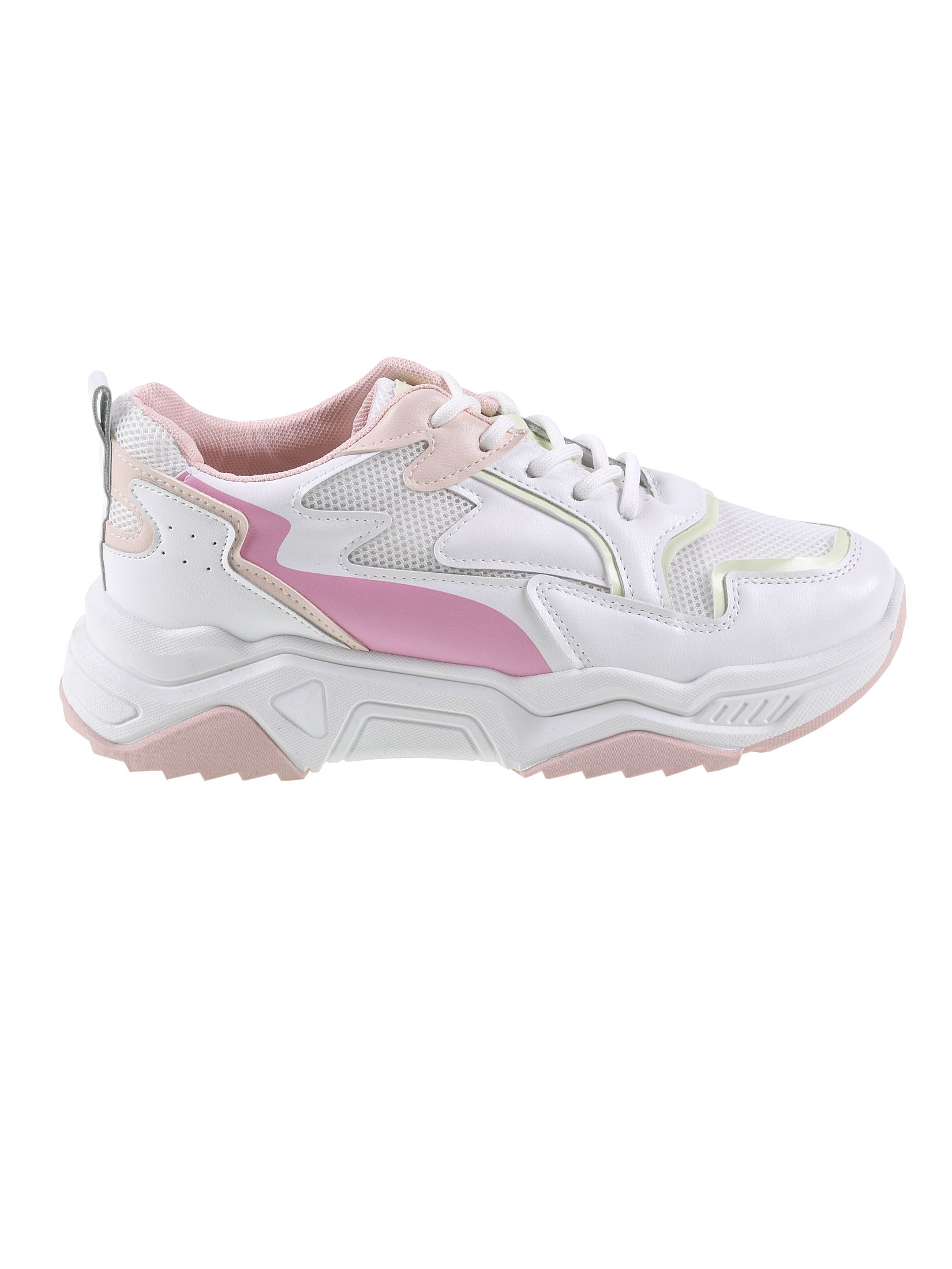 Sneakersy damskie na grubej podeszwie