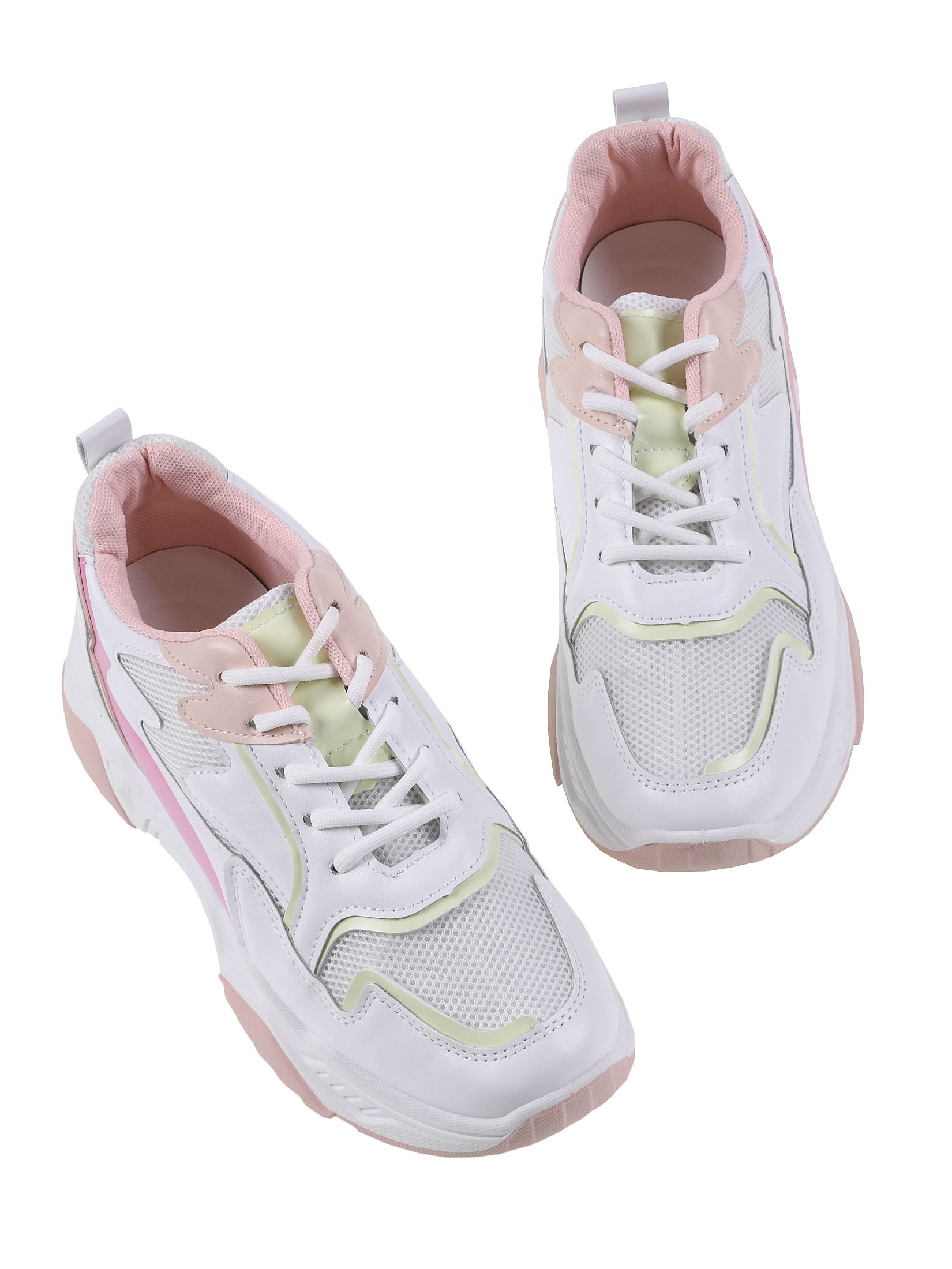 Sneakersy damskie na grubej podeszwie