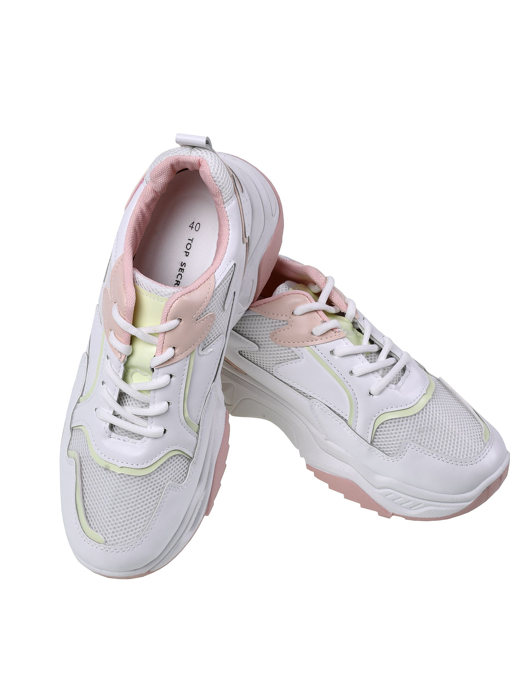 Sneakersy damskie na grubej podeszwie