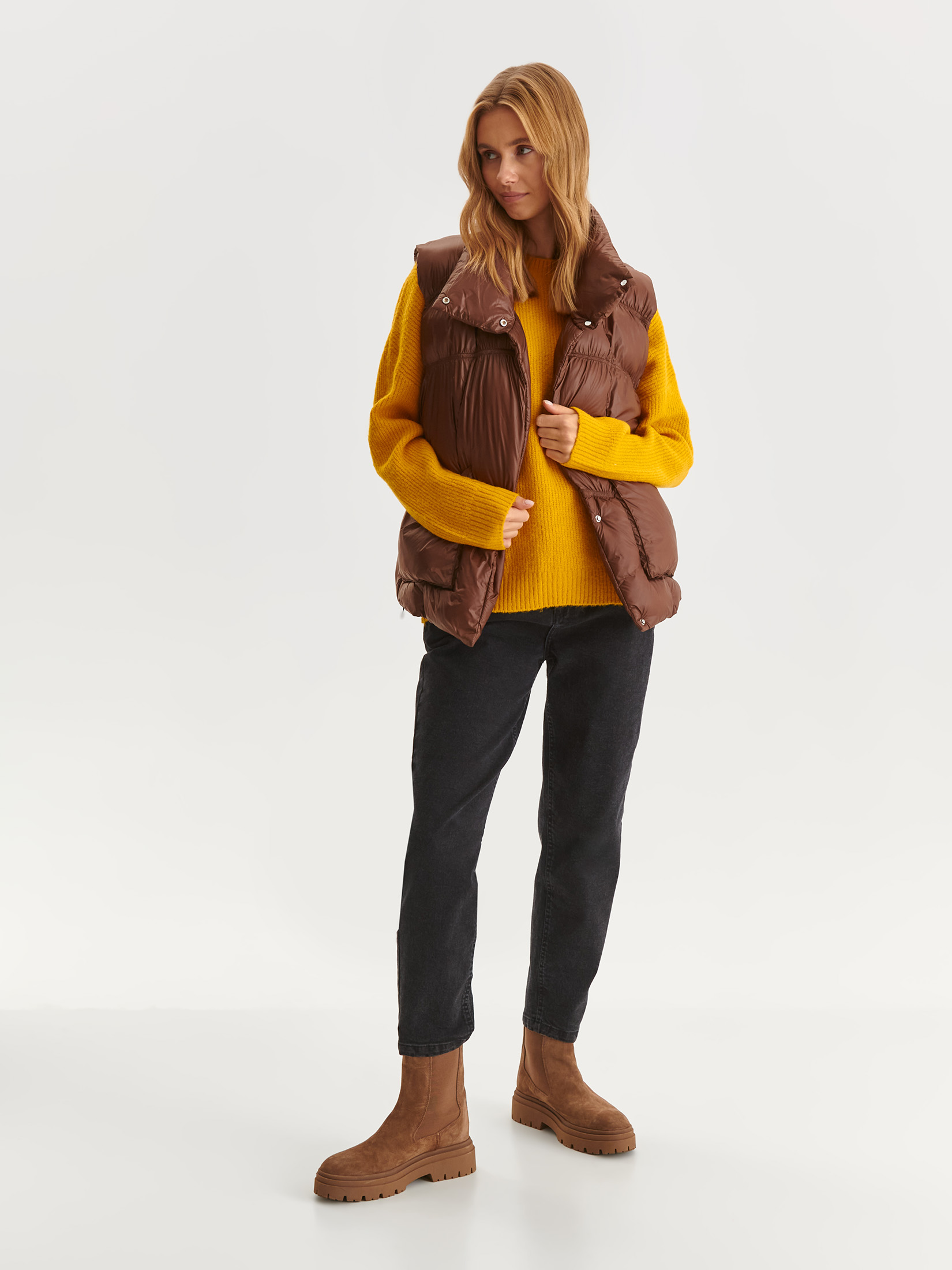 Sweter damski, luźny