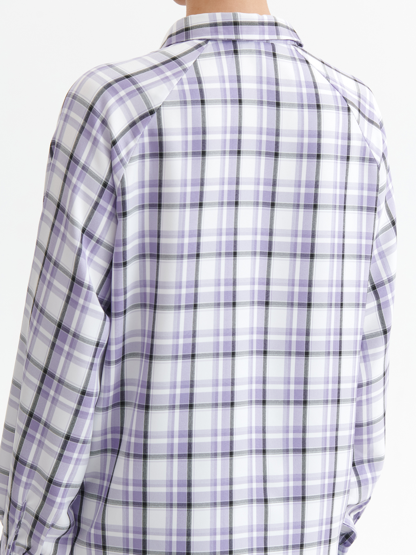 Luźna koszula w kratę