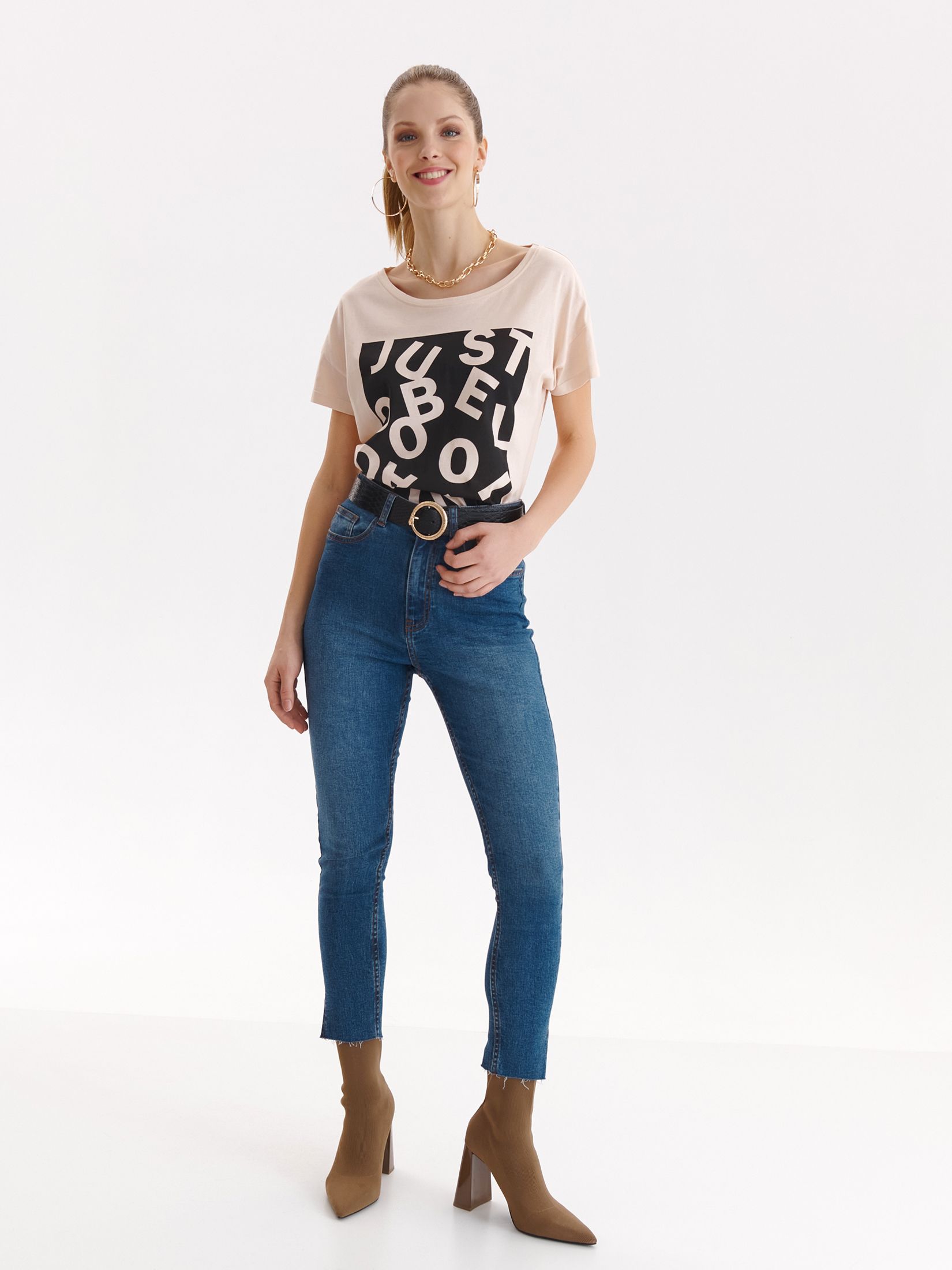 T-shirt damski z nadrukiem