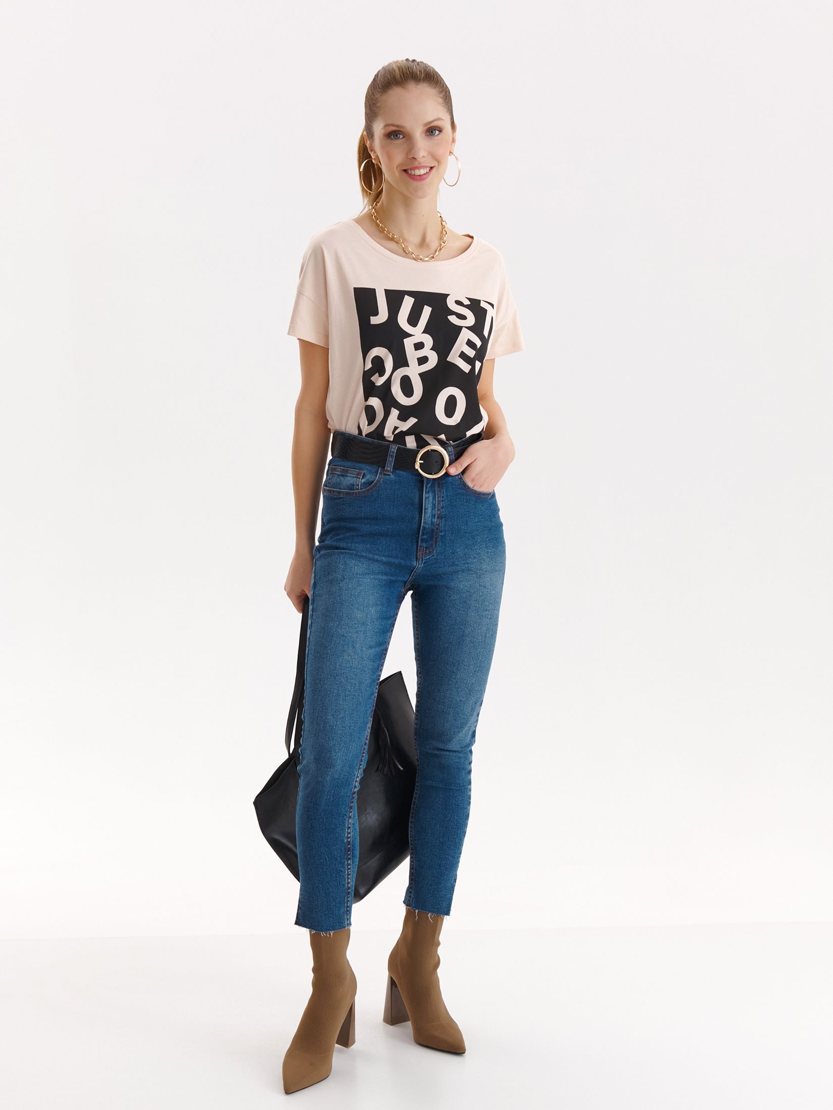T-shirt damski z nadrukiem