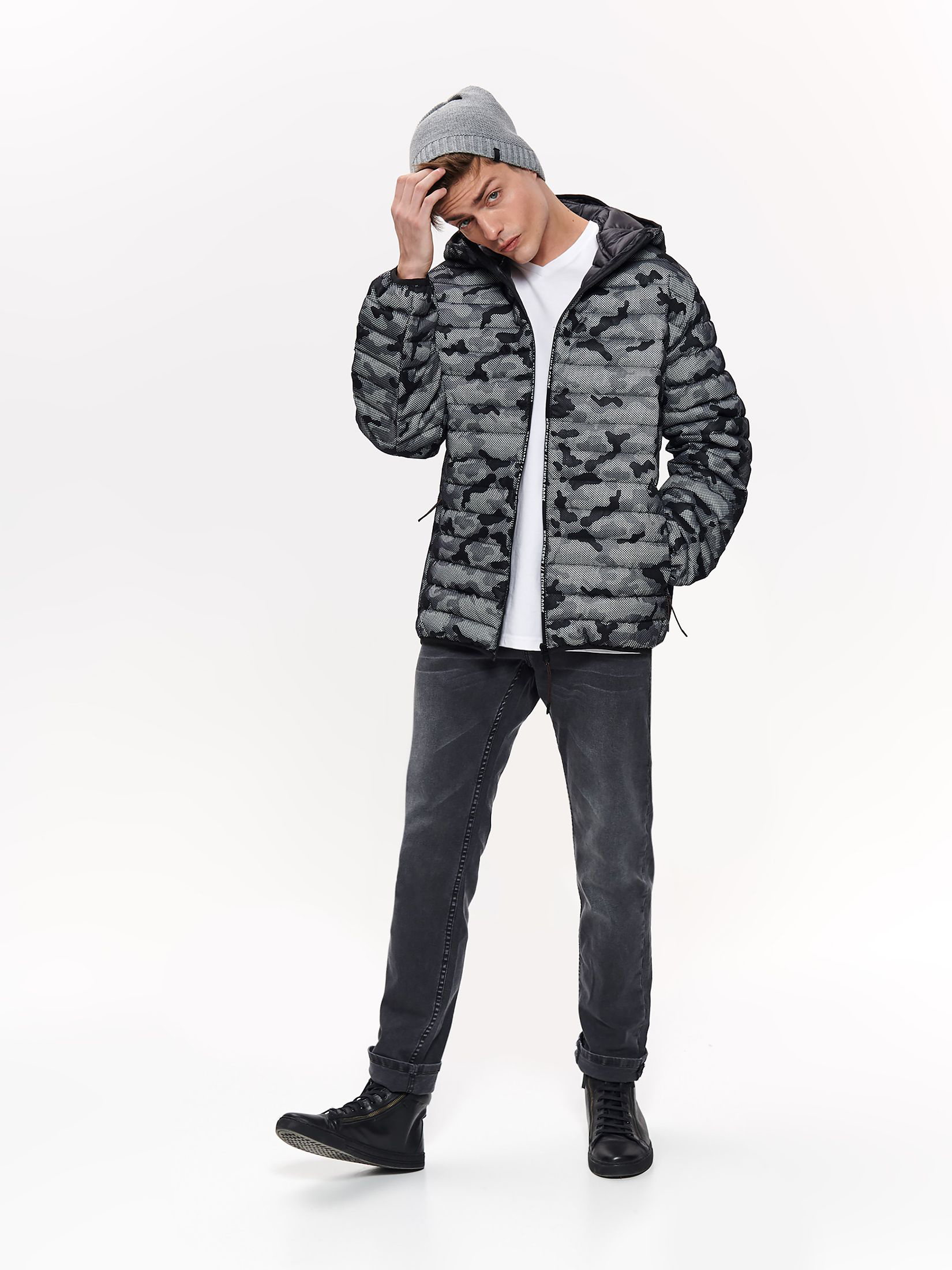 Kurtka we wzór moro 