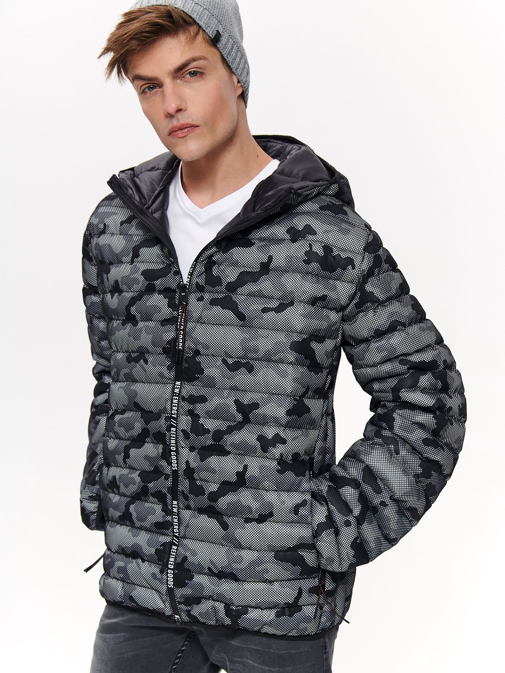 Kurtka we wzór moro 