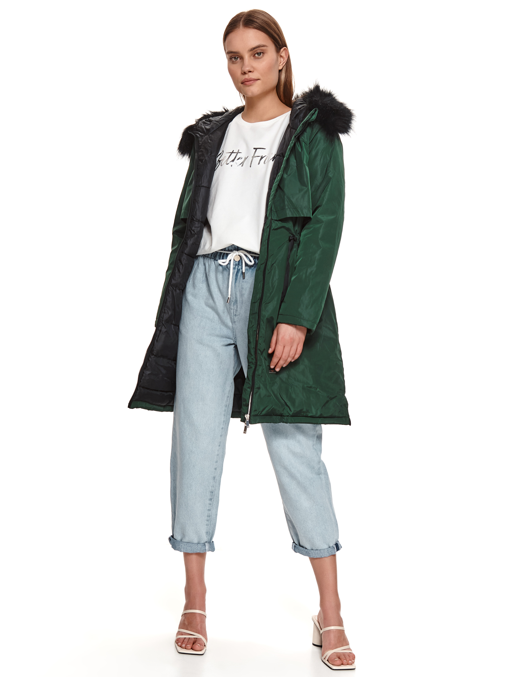Gruba parka zimowa