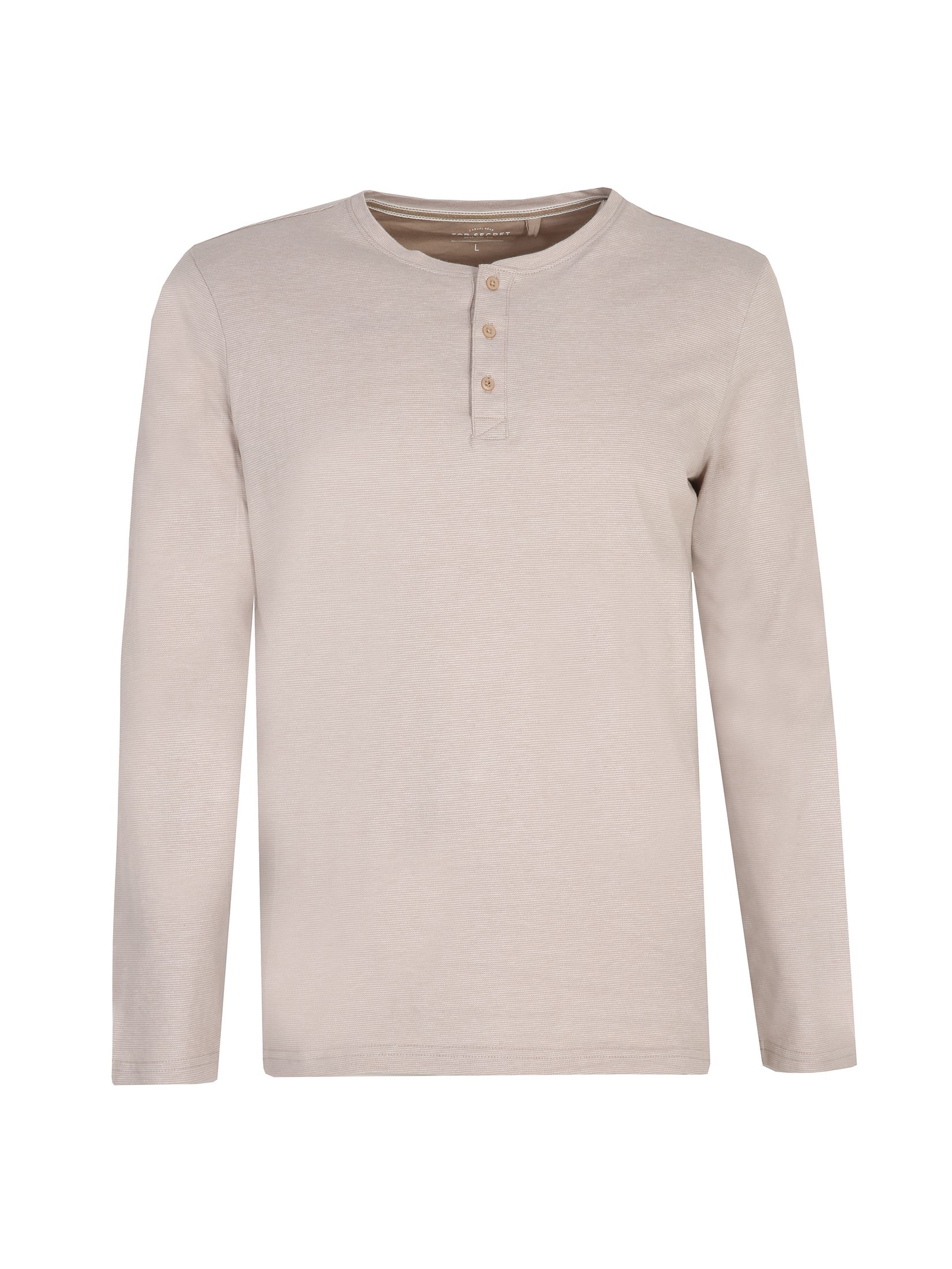 T-shirt z wywijanym rękawem