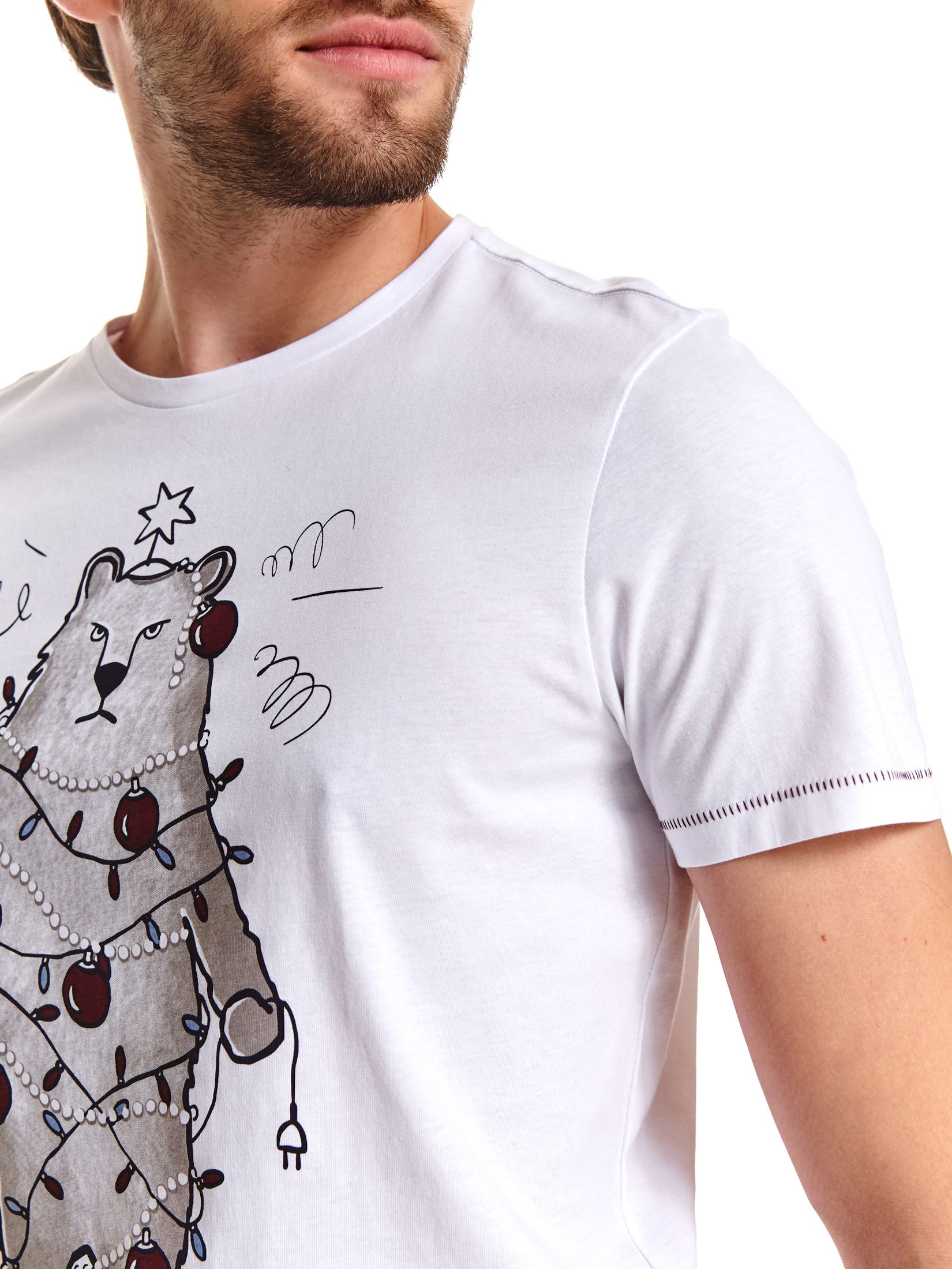 T-shirt w stylu świątecznym