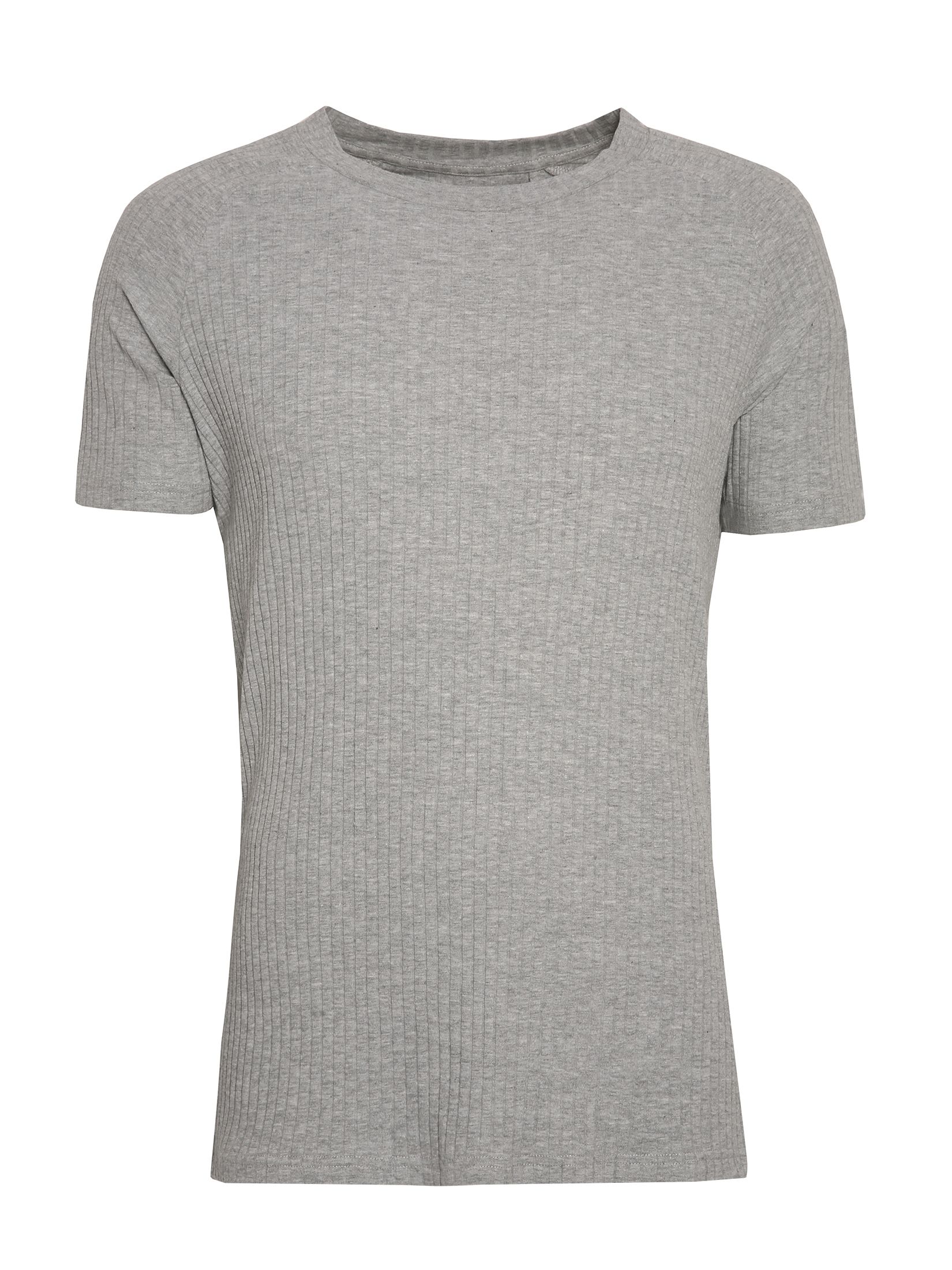 T-shirt dopasowany w prążek