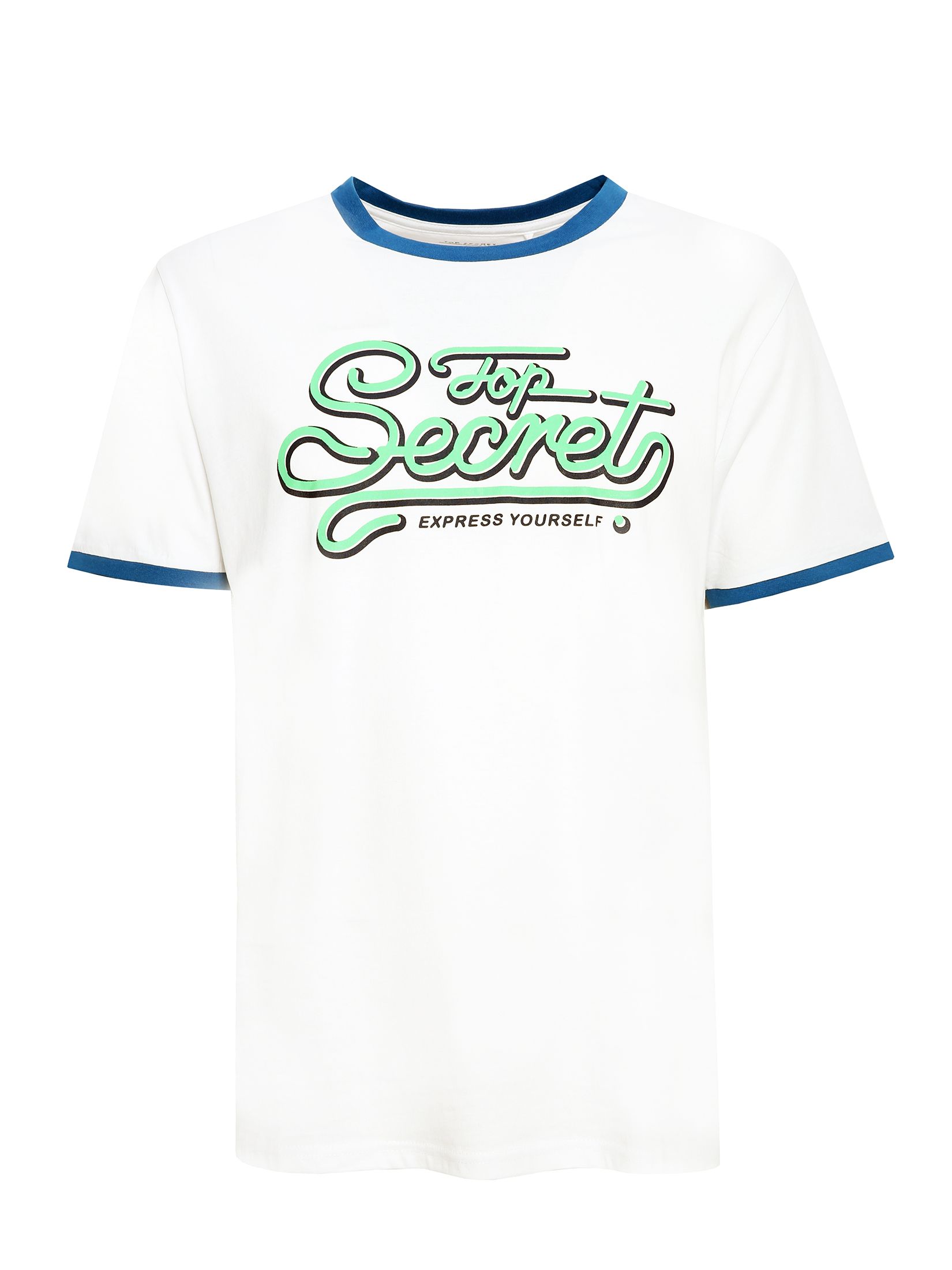 T-shirt krótki rękaw męski z logo top secret