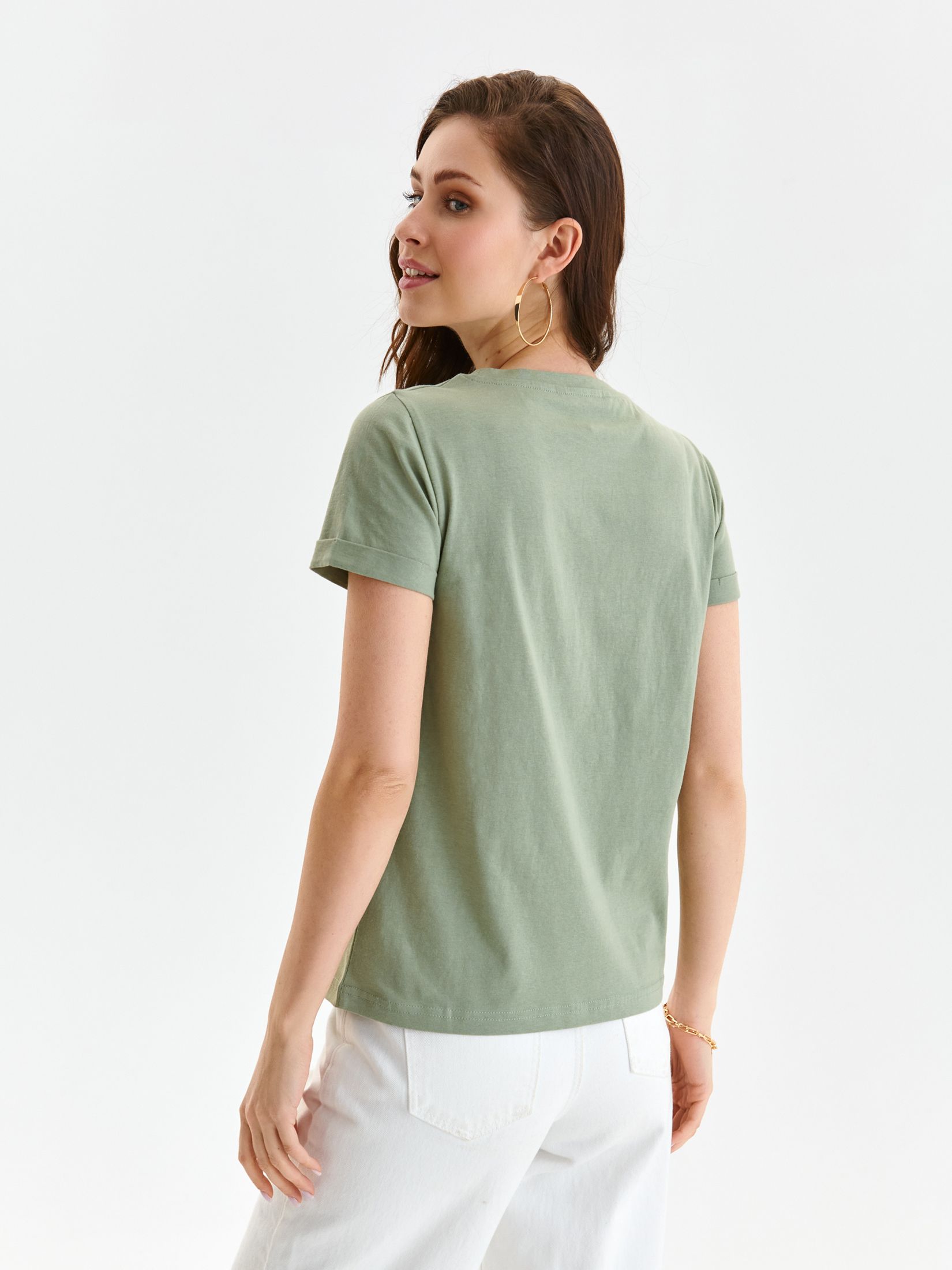 T-shirt damski z napisem