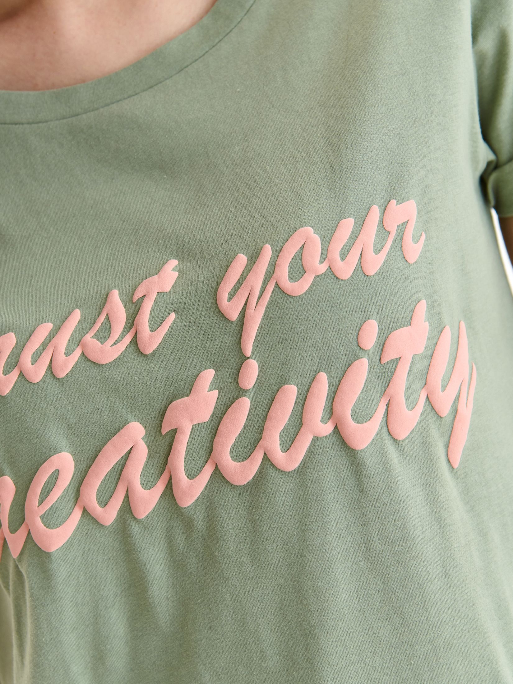 T-shirt damski z napisem