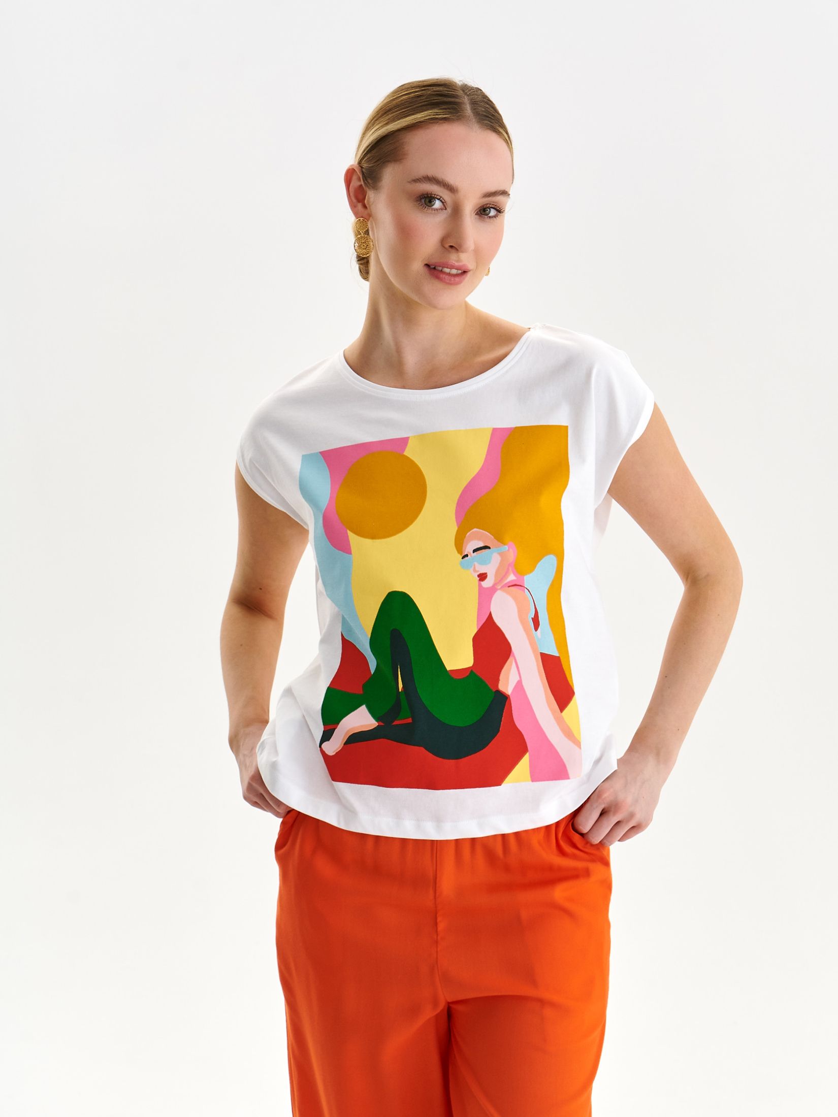 T-shirt z nadrukiem