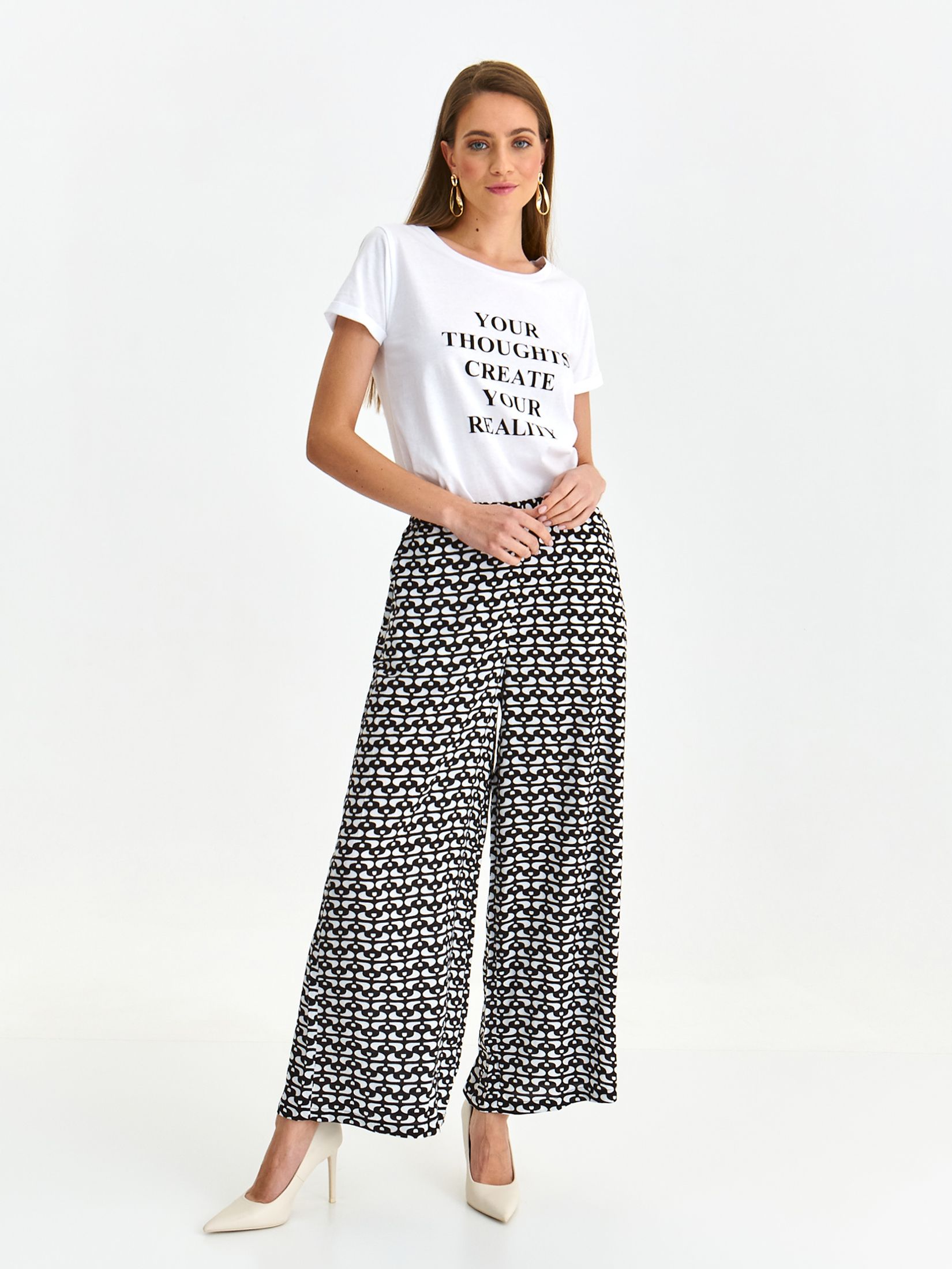 T-shirt damski z napisem