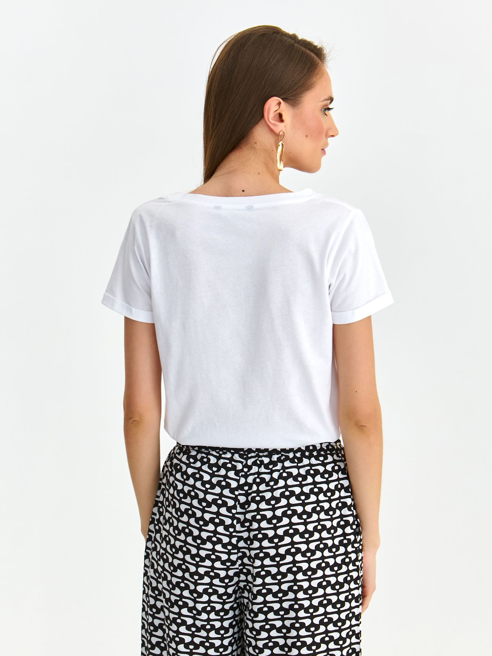 T-shirt damski z napisem