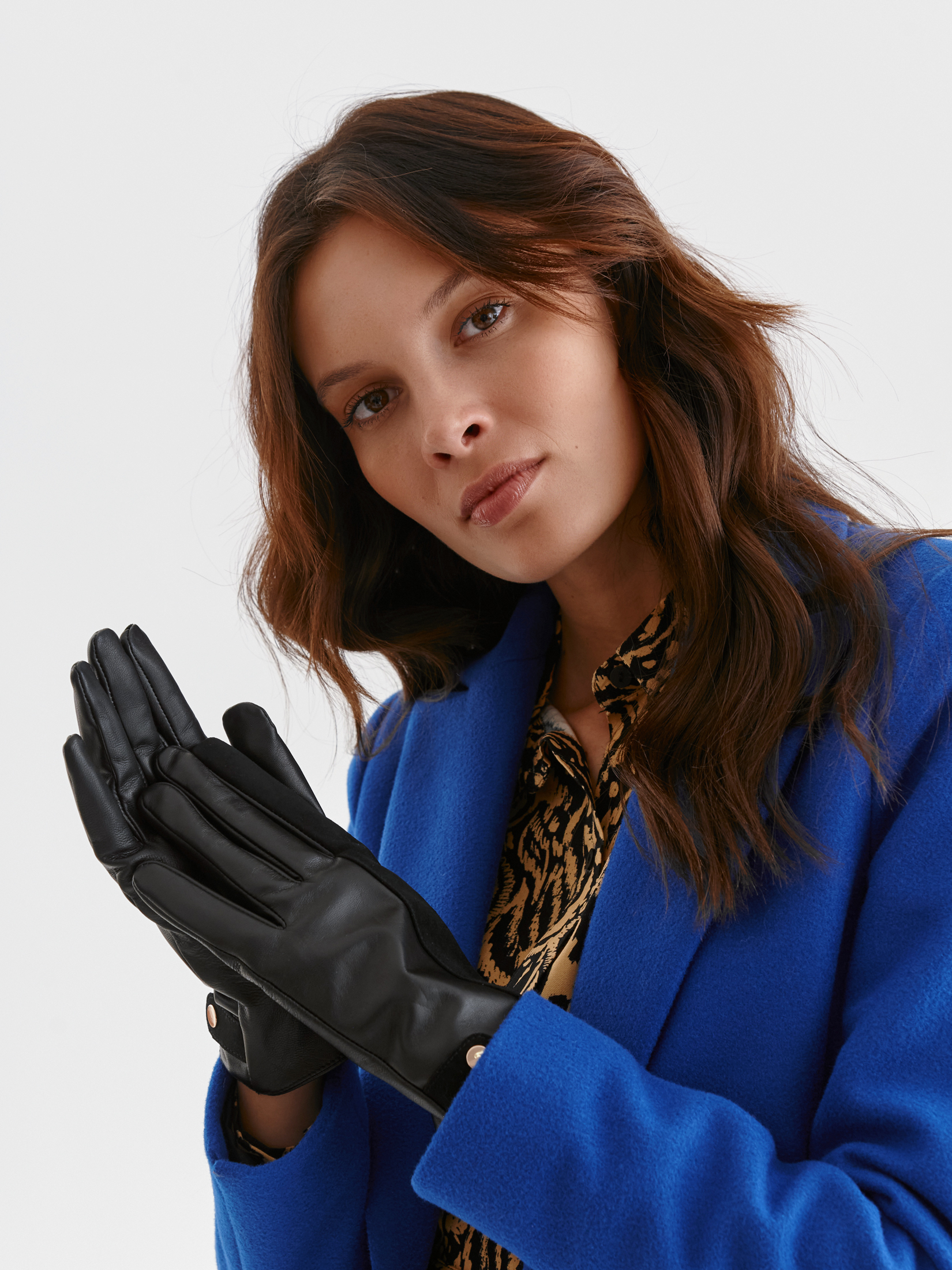 Rękawiczki damskie ze skóry