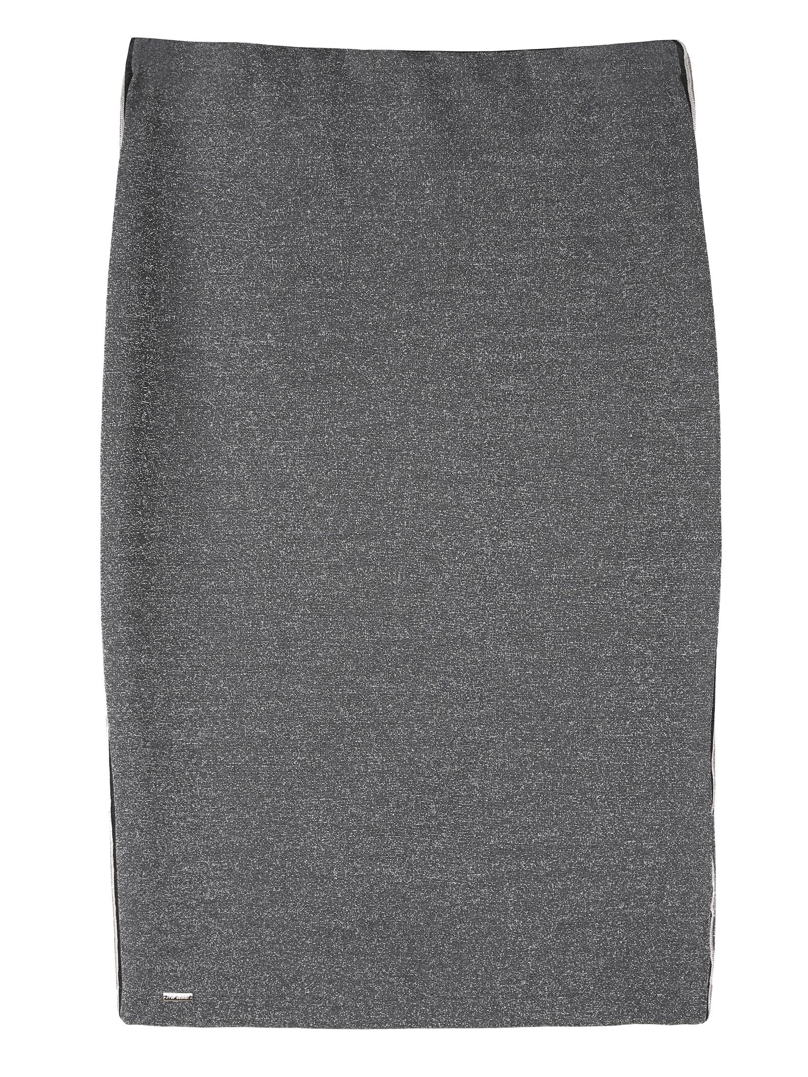 Spódnica ołówkowa z połyskiem, z ozdobnym lampasem