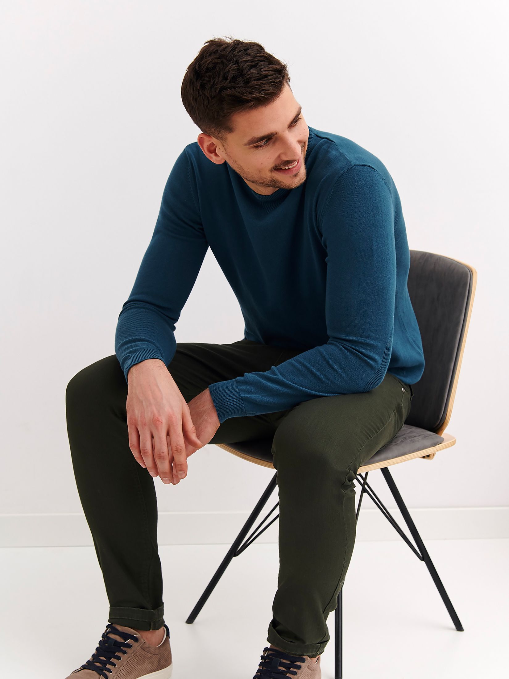 Spodnie strukuralne slim fit