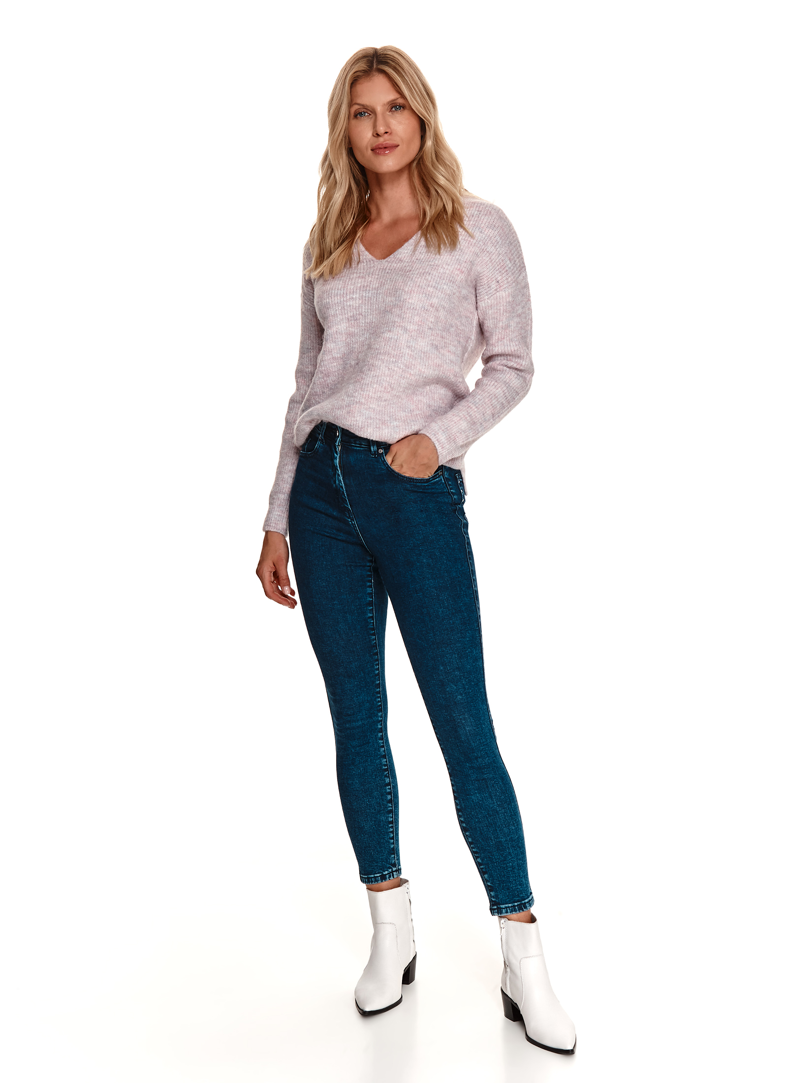 Spodnie jeansowe damskie skinny