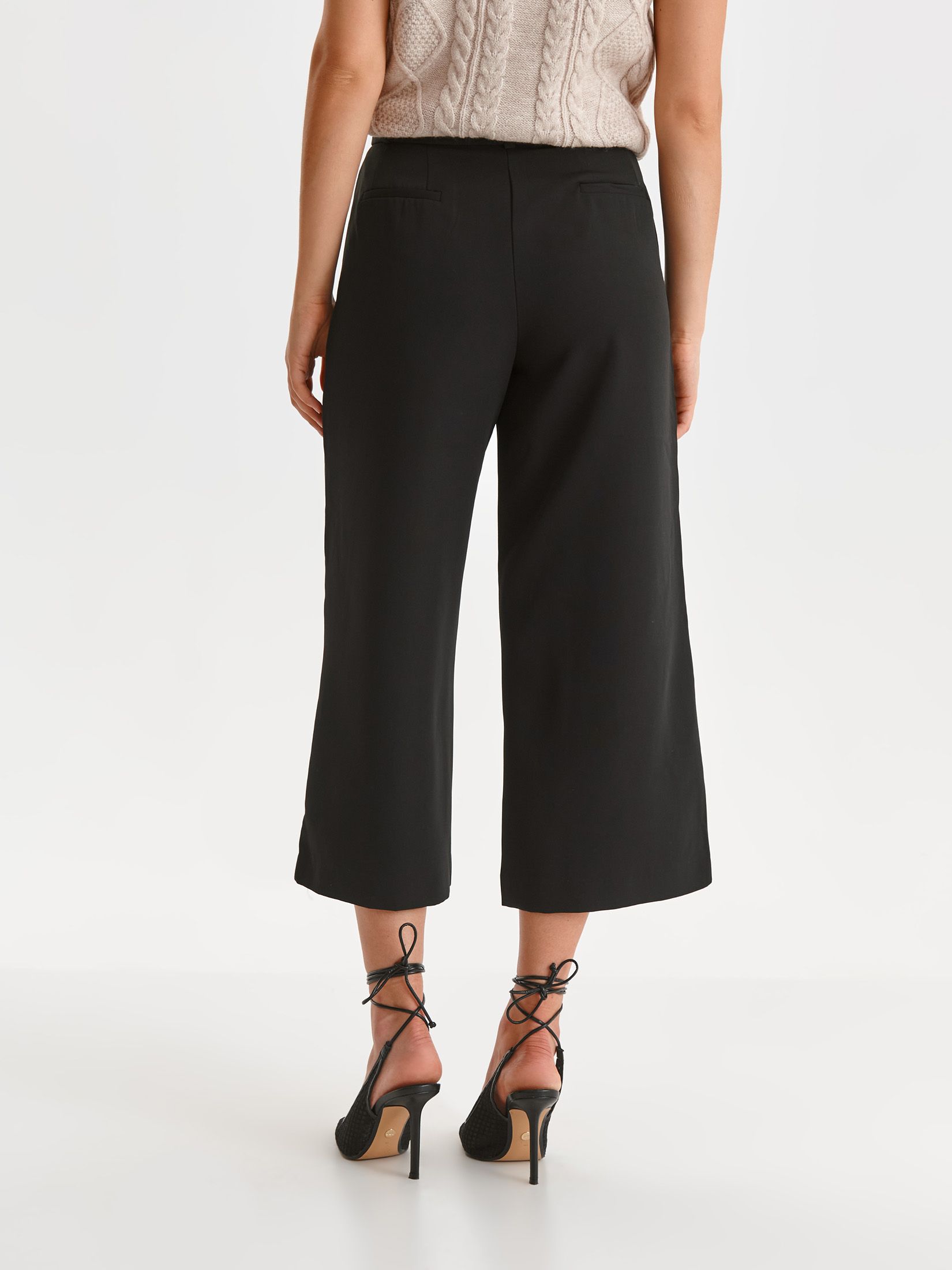 Spodnie 7/8 damskie z paskiem