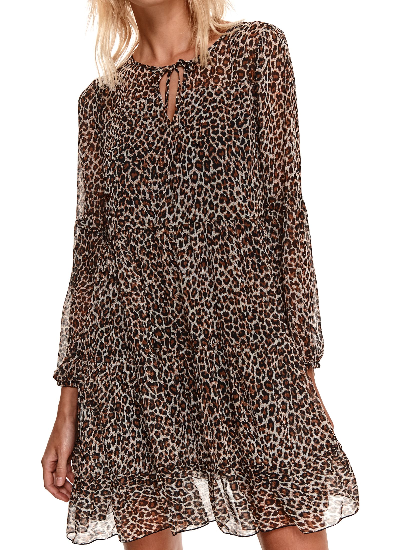 Sukienka damska w panterkę 