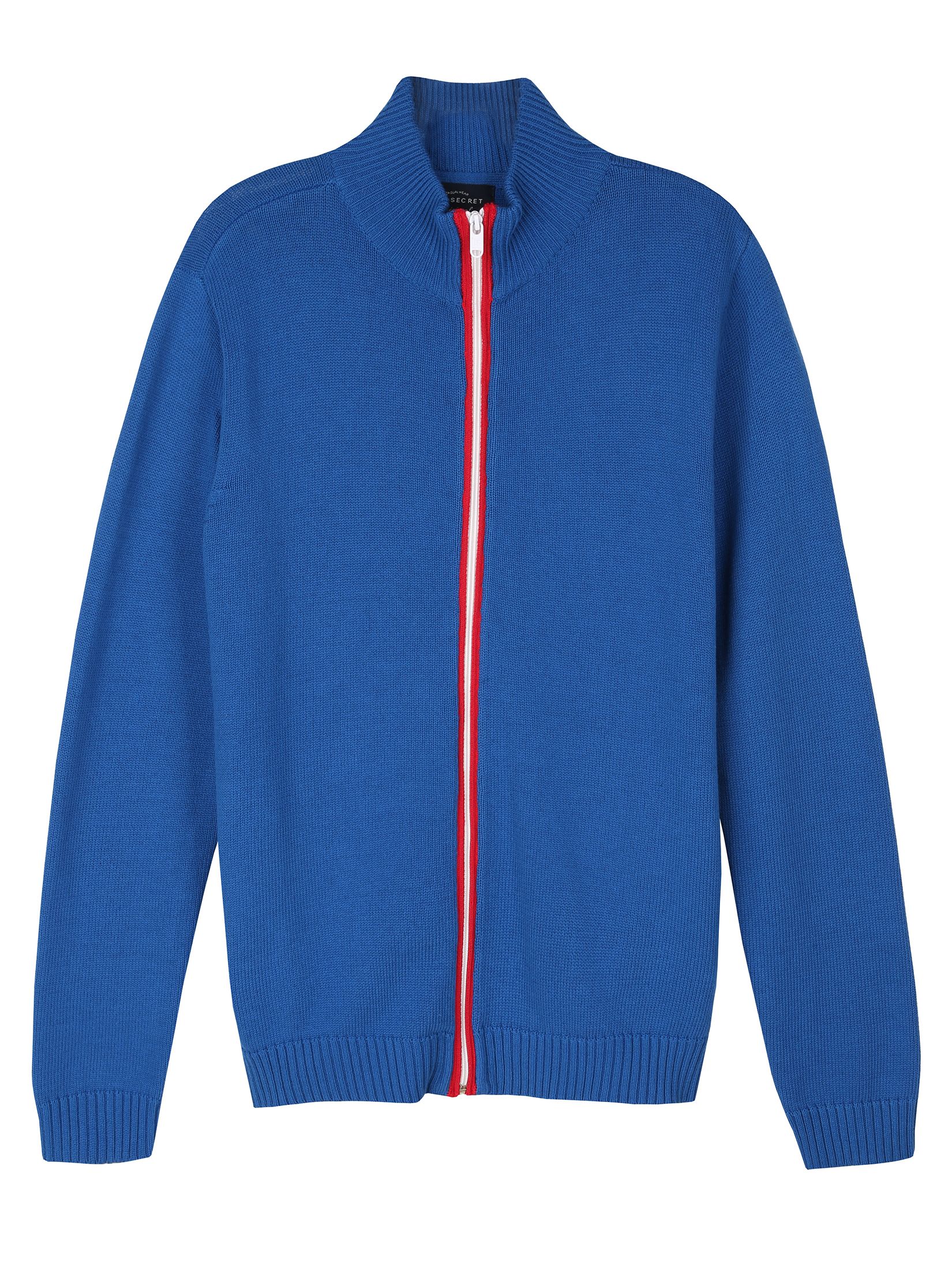 Sweter rozpinany ze stójką