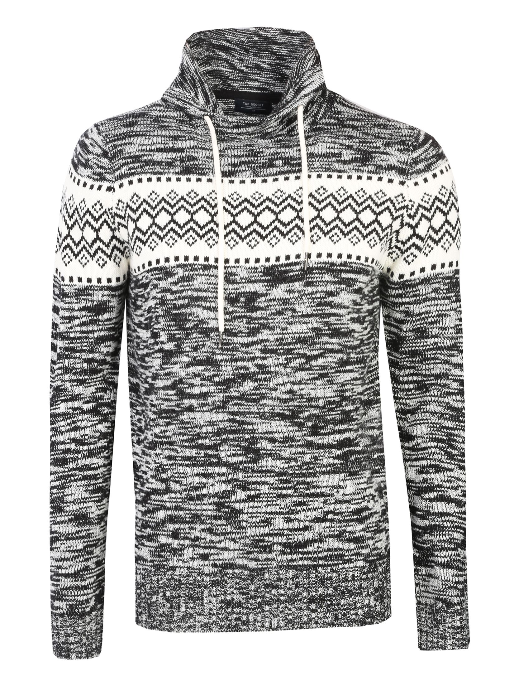 Sweter z motywem norweskim