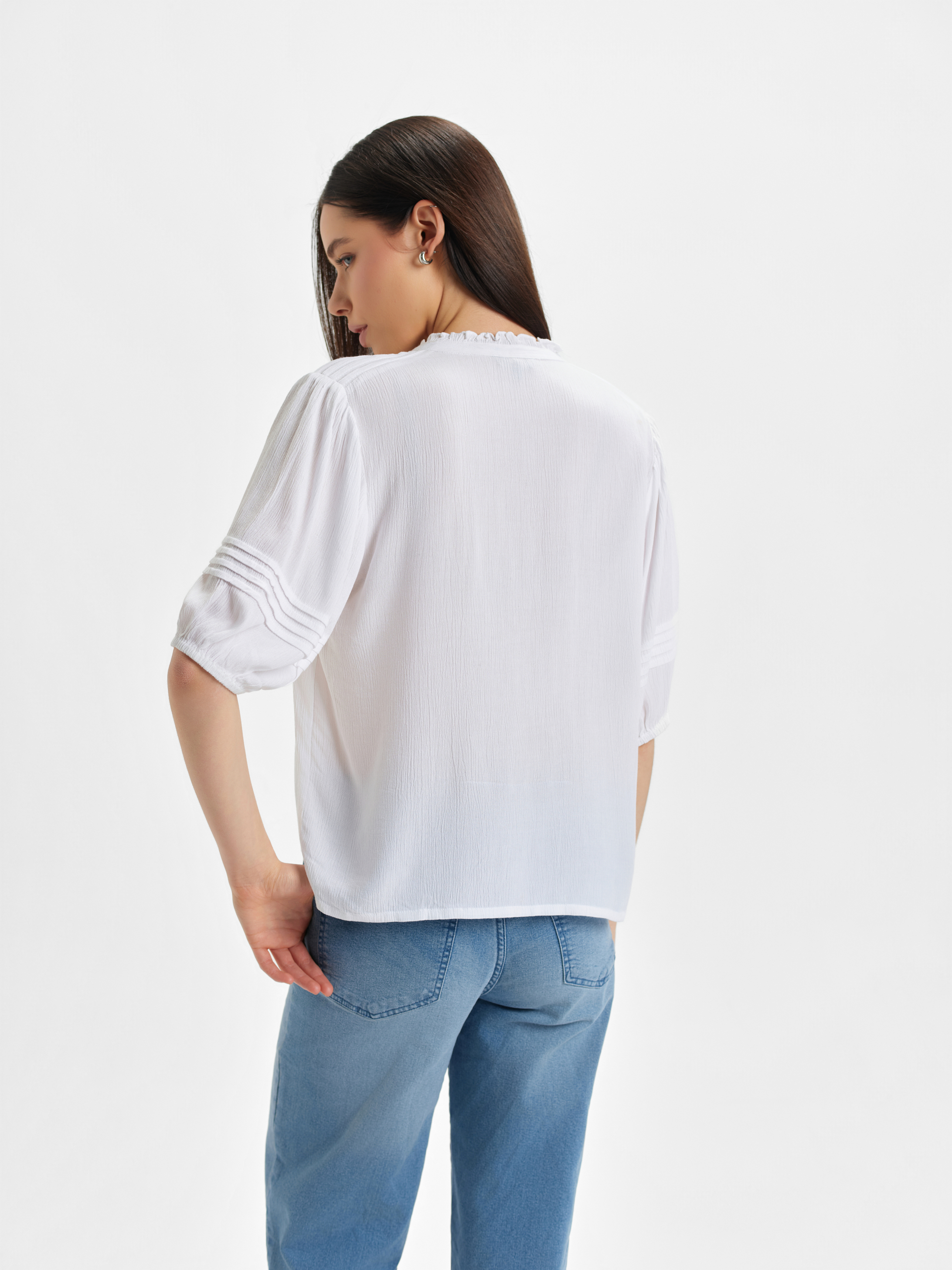 Biała bluzka koszulowa 