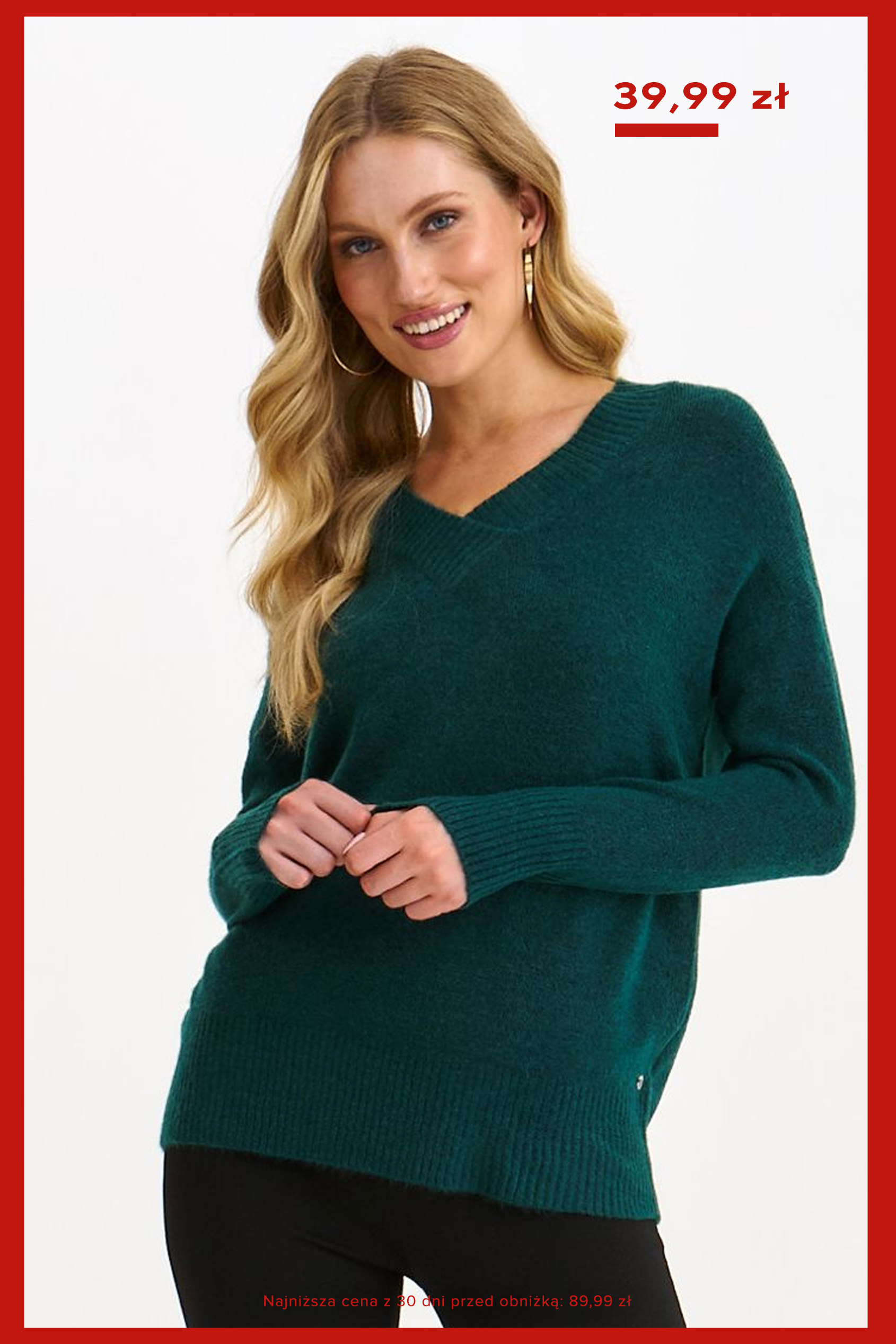 Sweter damski długi rękaw