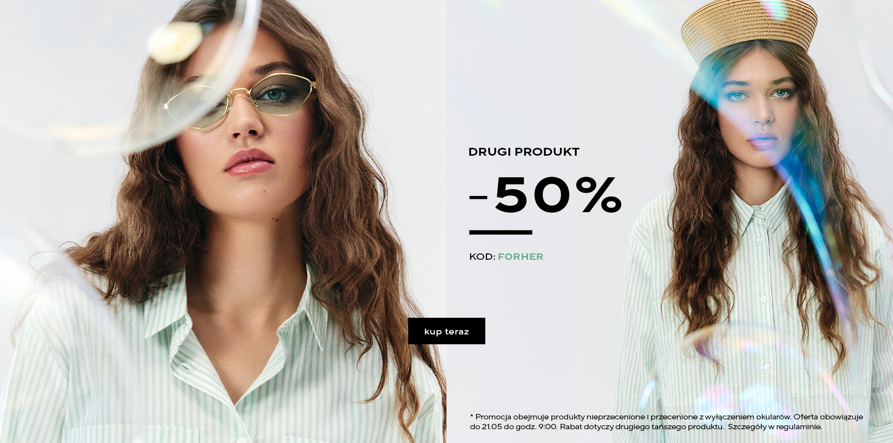 -50% na drugi produkt Top Secret