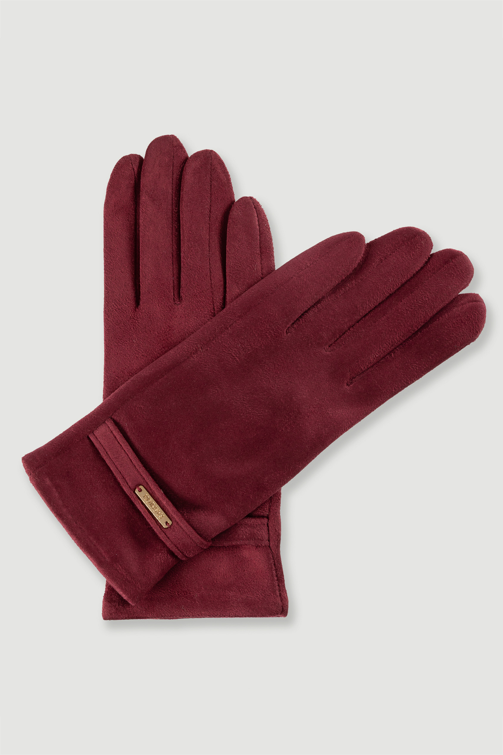 Eleganckie rękawiczki burgundowe