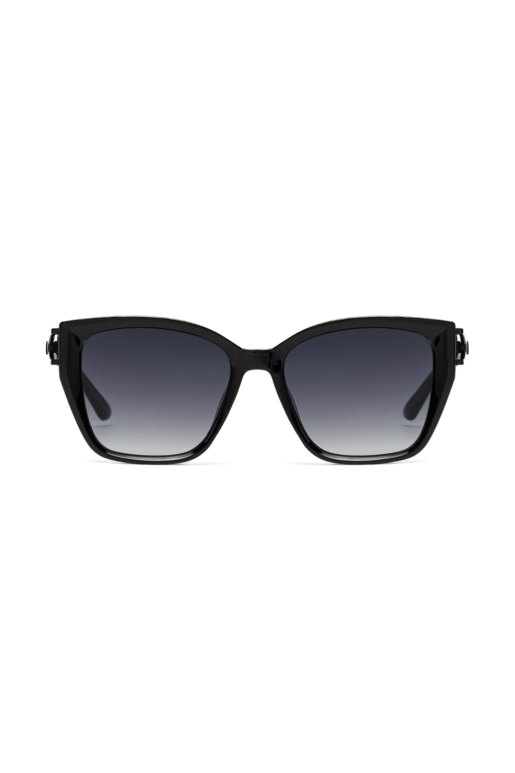 Stylowe czarne okulary przeciwsłoneczne 