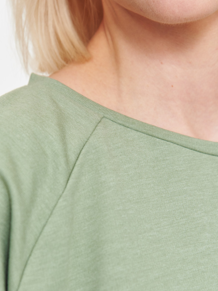 Oliwkowa bluza nierozpinana 