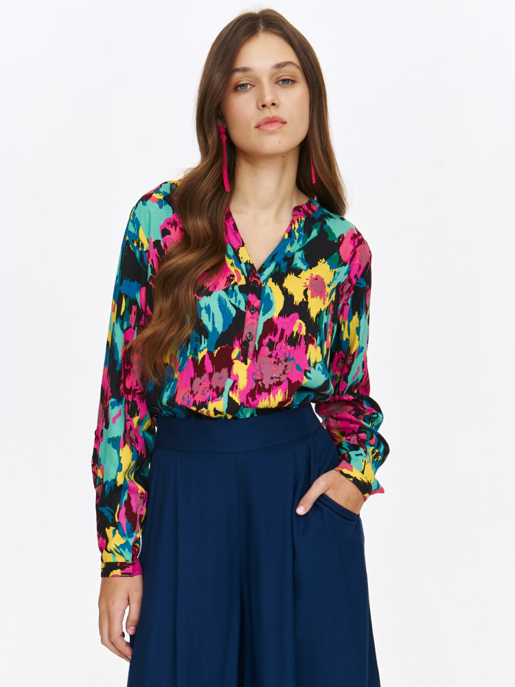 Bluzka multikolor w kwiaty