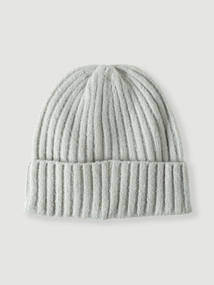 Czapka damska w gruby prążek 