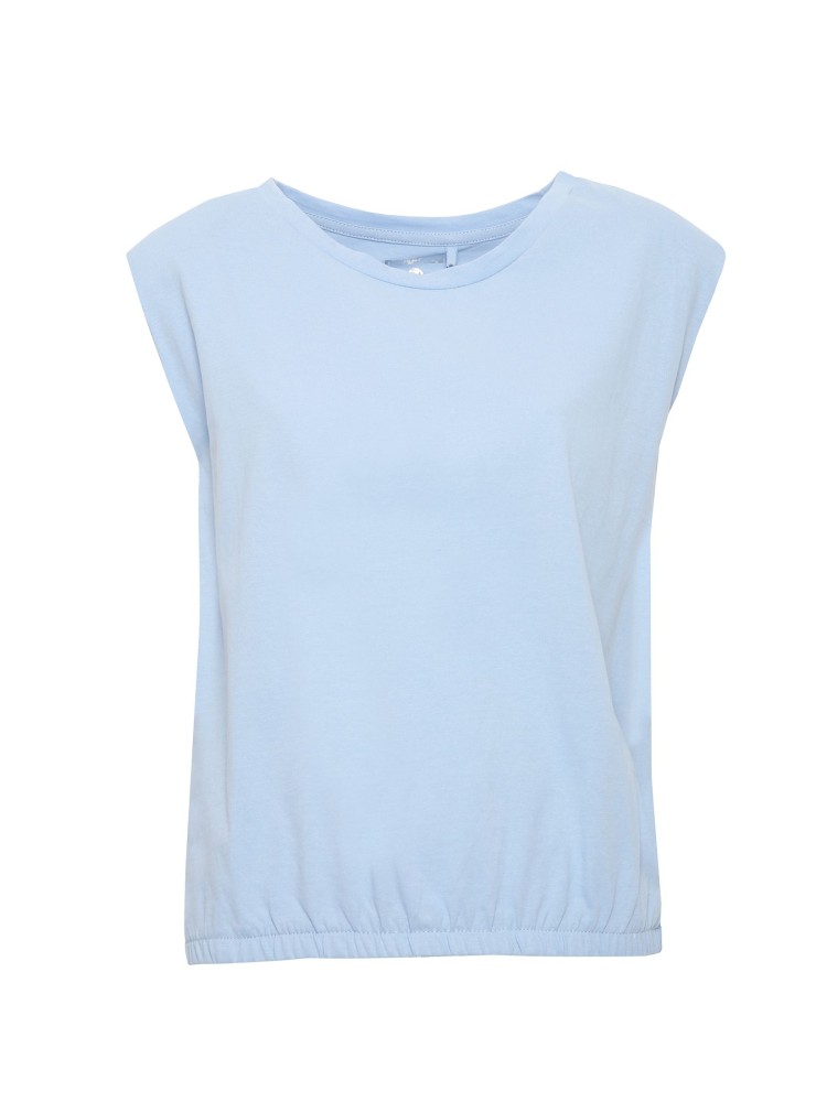 T-shirt z poduszkami na ramionach T-shirt z poduszkami na ramionach