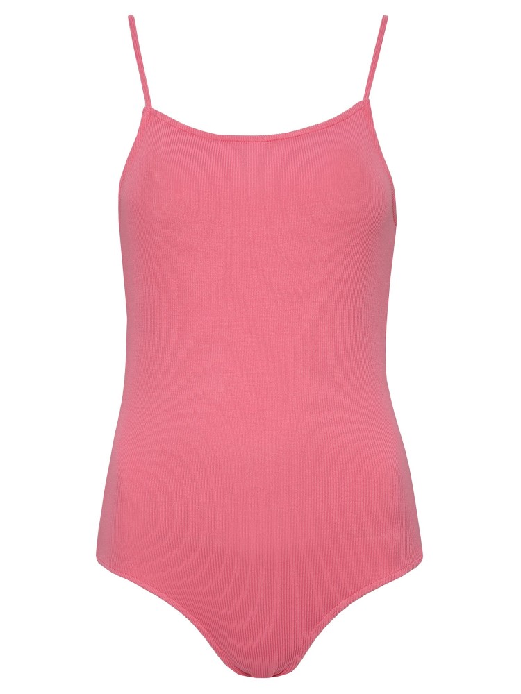 Dzianinowe body na cienkich ramiączkach