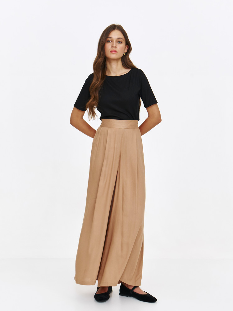 Dzianinowy top z krótkim rękawem 