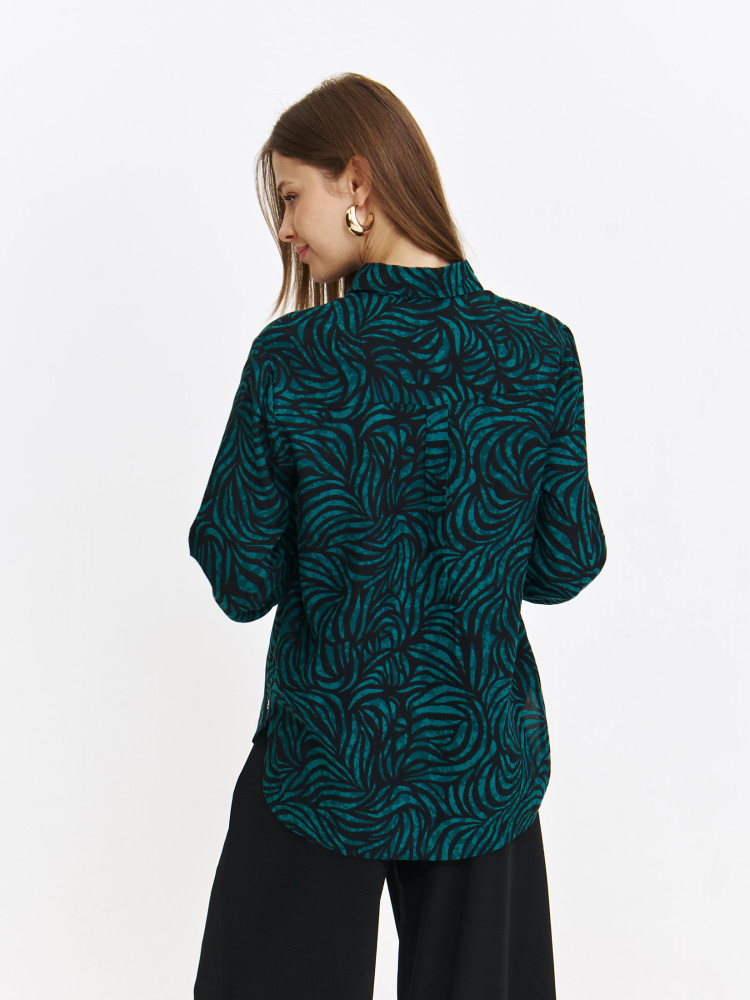 Koszula w zielone wzory Koszula w zielone wzory