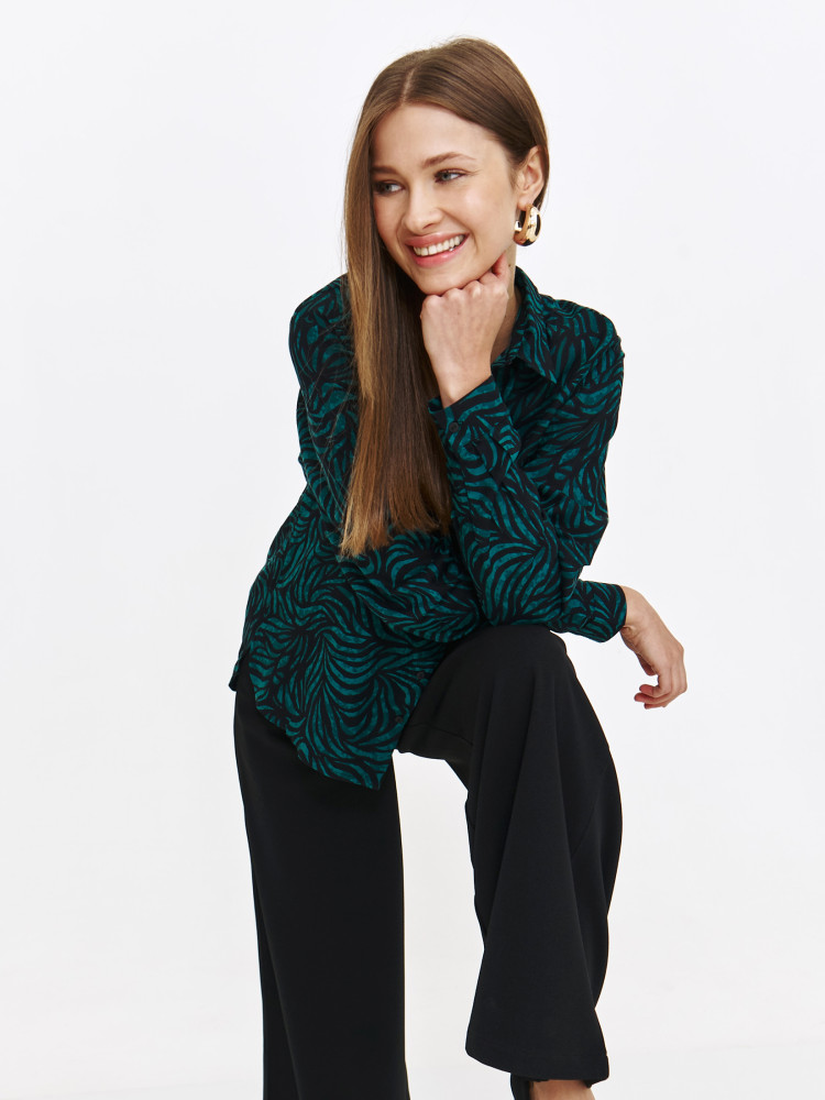 Koszula w zielone wzory Koszula w zielone wzory