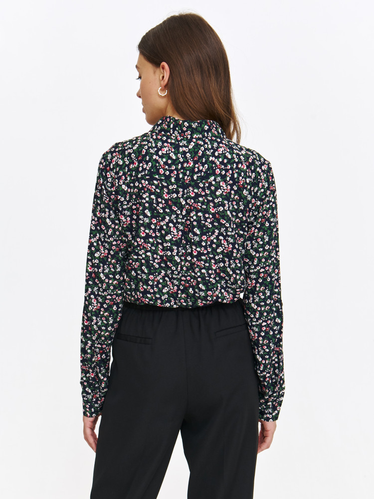 Koszula damska w drobne kwiaty 