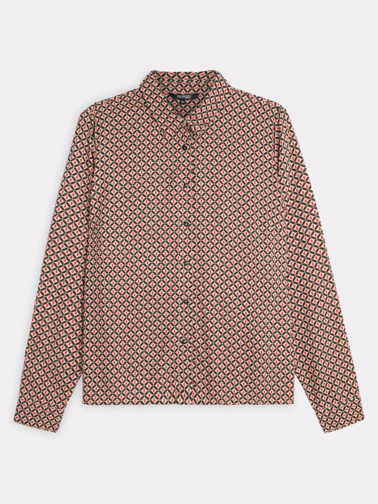 Koszula damska w retro wzór