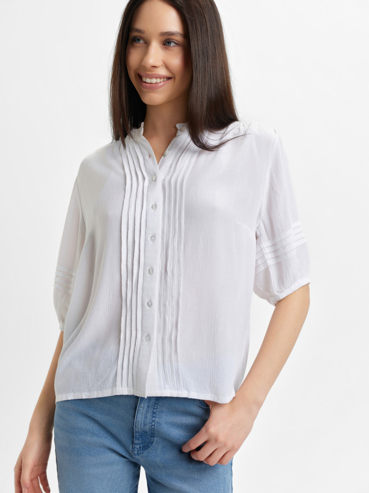 Biała bluzka koszulowa 