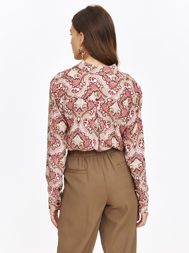 Koszula w różowe wzory