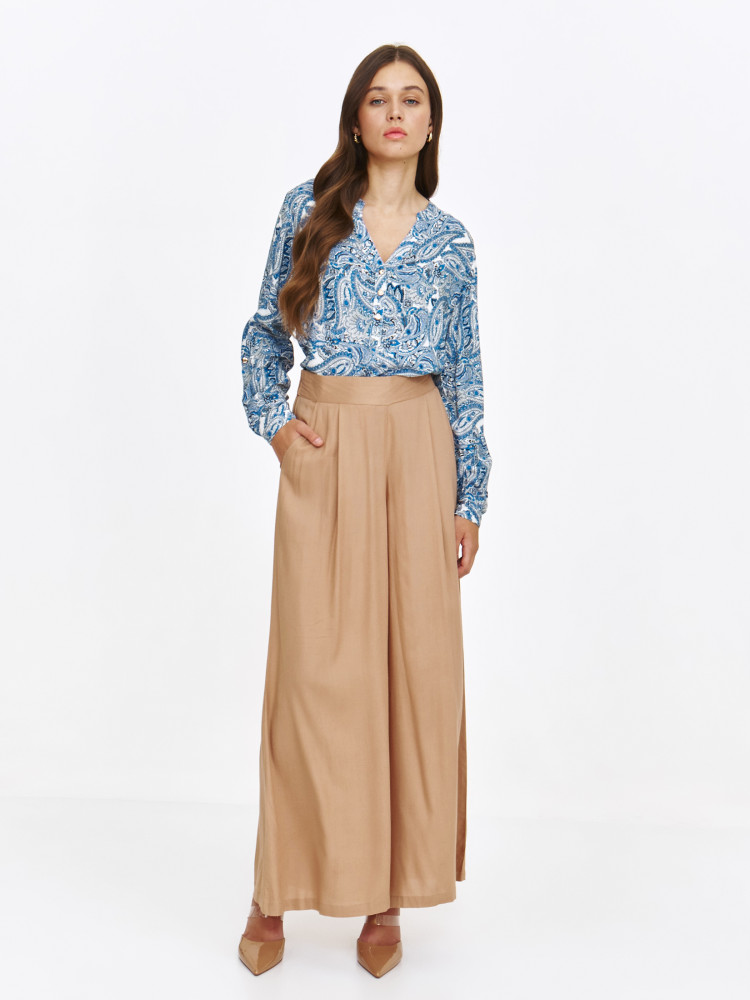 Koszulowa bluzka damska z wiskozy 