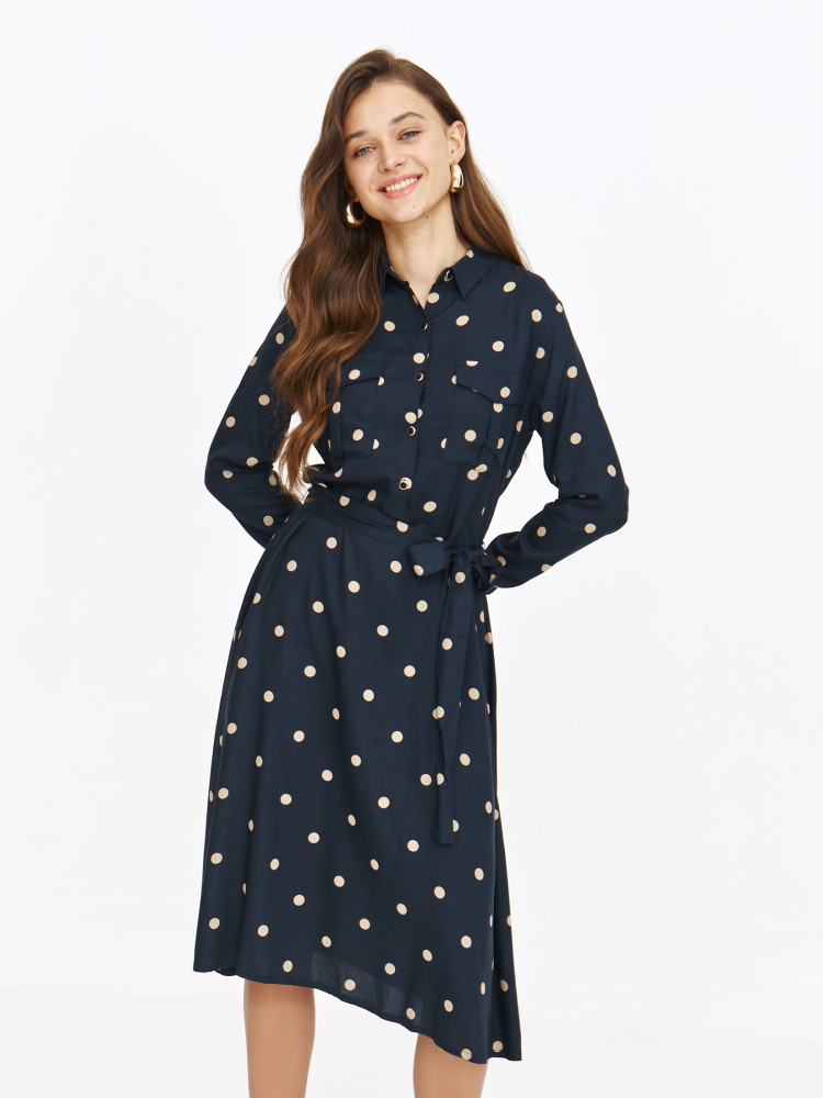 Koszulowa sukienka midi  Koszulowa sukienka midi